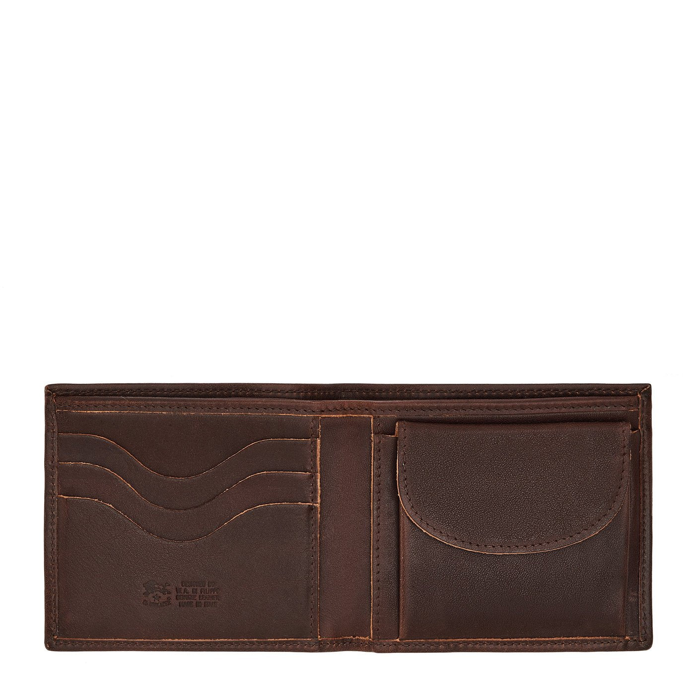 Il Bisonte Bifold Geldbörse Caffè Vollleder Herren