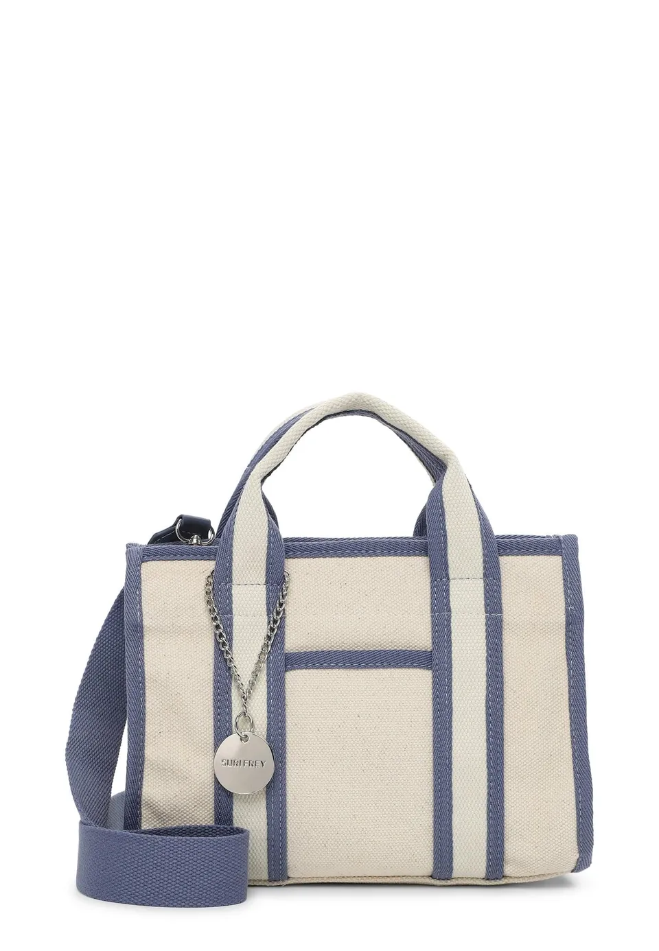 SURI FREY Bethany Cityshopper S Handtasche Denim blau Baumwolle