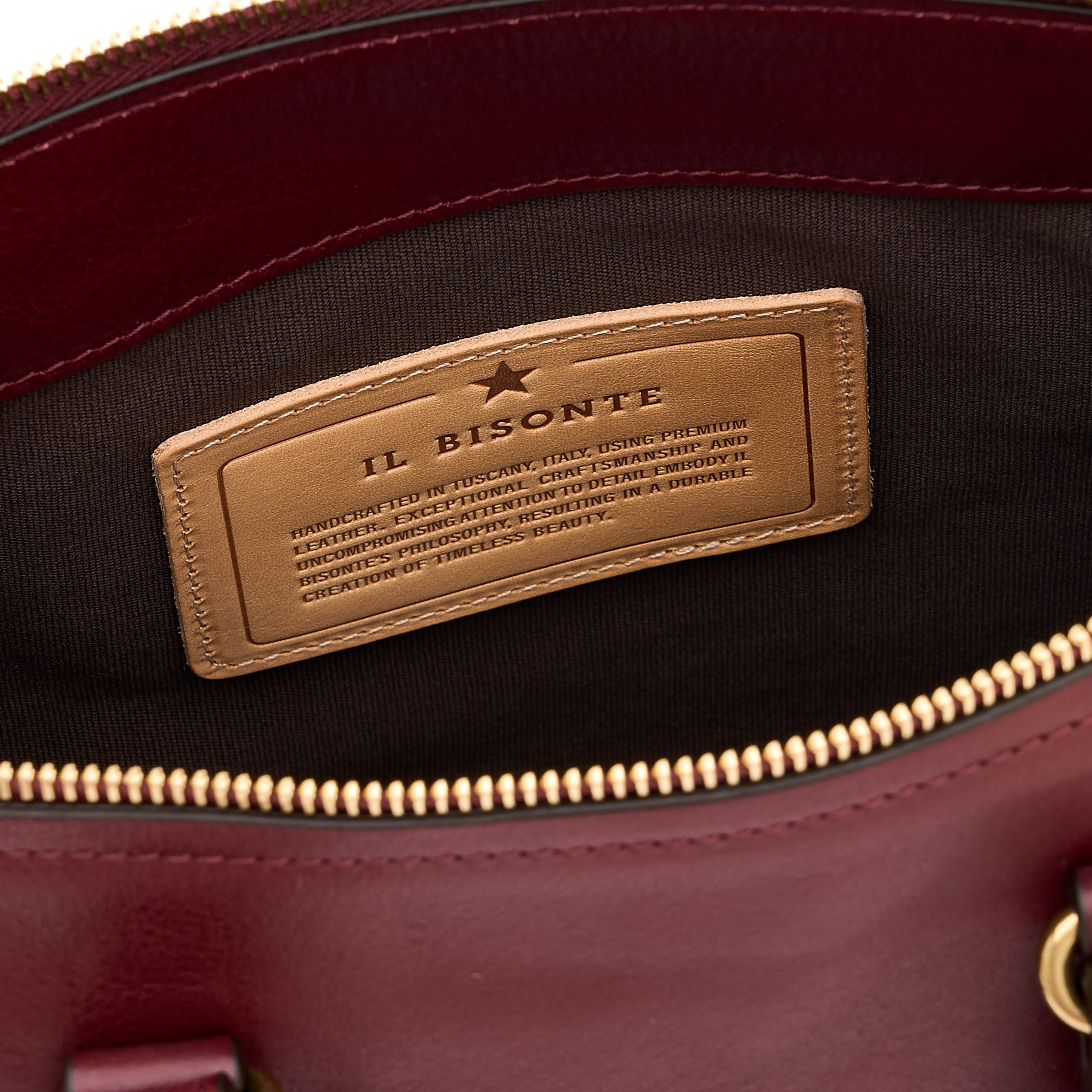 Il Bisonte Storia Boston Handtasche Vollleder Damen