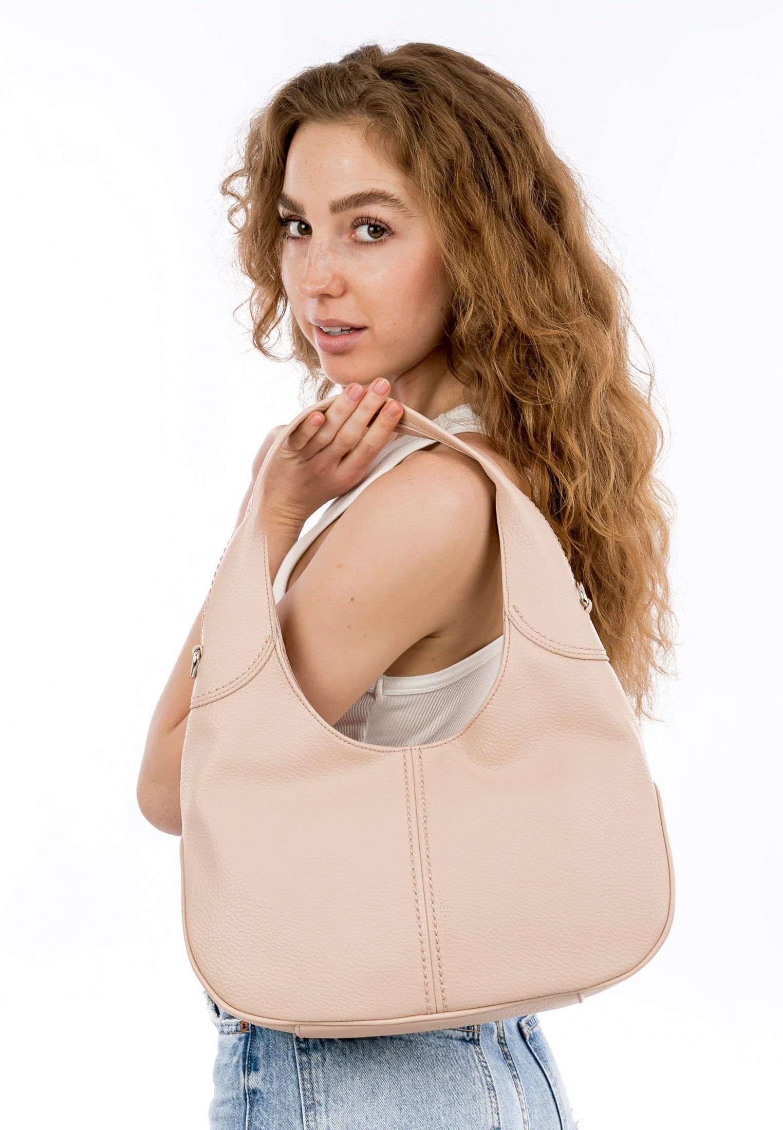 SURI FREY Nessy Shoulderbag L Schultertasche Pink Salt
