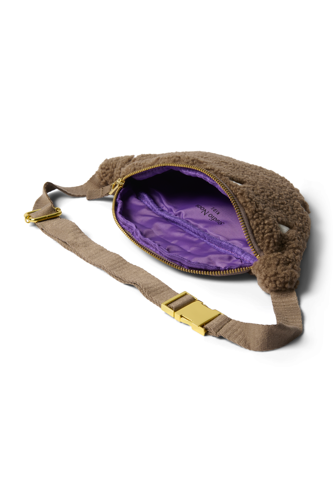 Studio Noos Teddy Mini Fanny Pack Bauchtasche Brown Hearts