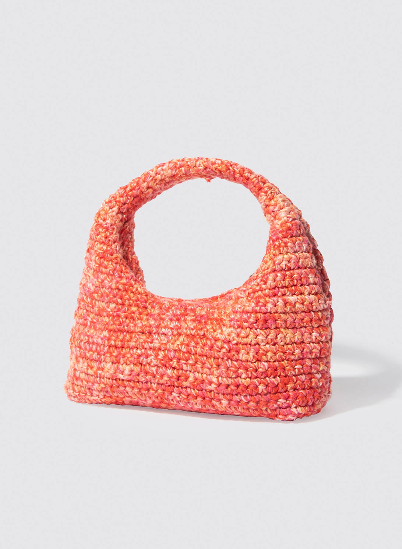 Maria la Rosa Kiona Schultertasche Orange Baumwolle