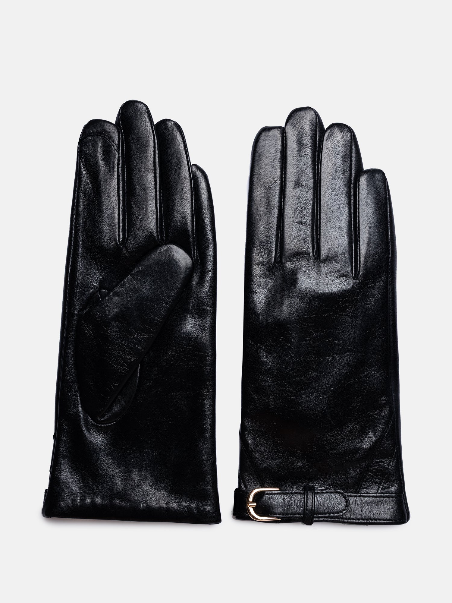 RE:DESIGNED Lucia 6618 Handschuhe Schwarz Leder