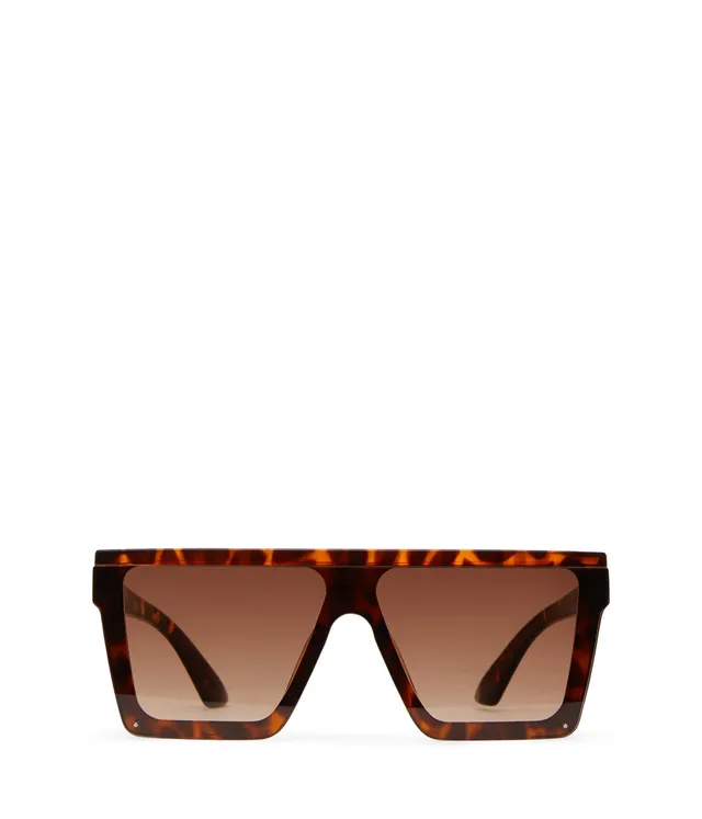 Matt & Nat Lyn Sonnenbrille Braun eckig polarisiert