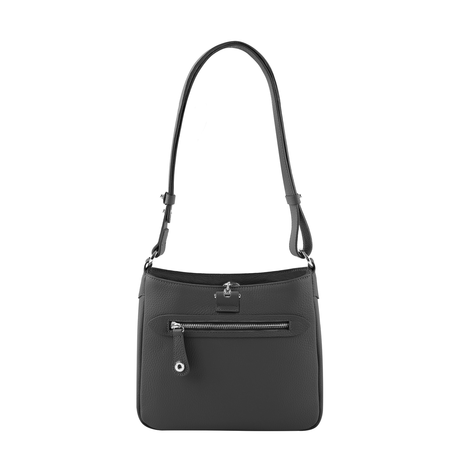 Lamarthe Paris Crossbody Schwarz Vollleder