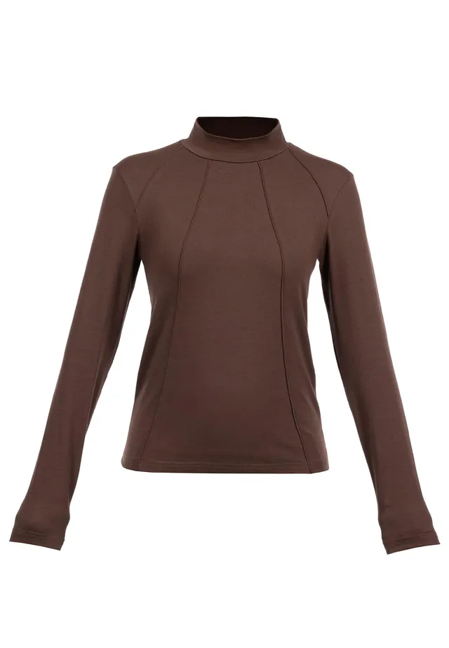 SURI FREY SFY Freyday SW10068 Longsleeve XS dunkelbraun