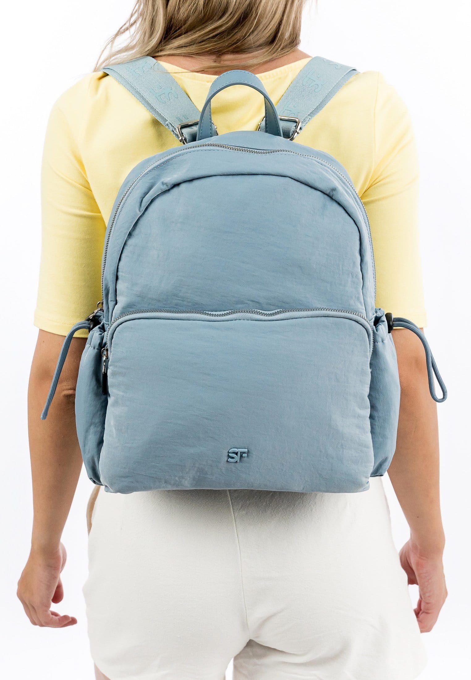 SURI FREY Abby Backpack Rucksack Denim mit Flaschenfach