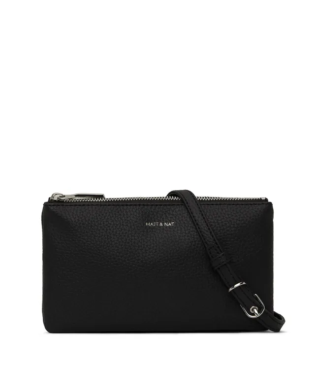 Matt & Nat Purity Triplet Umhängetasche Schwarz vegan