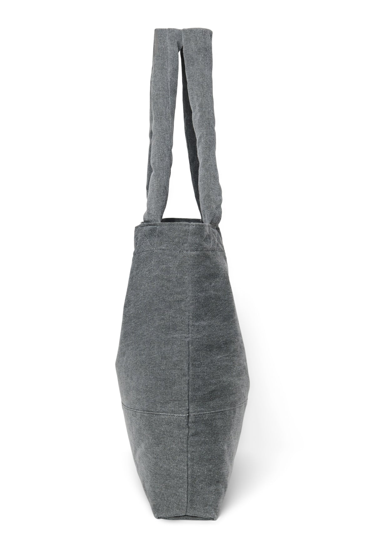 Studio Noos Denim Mom Bag Shopper Grau Jeansstoff