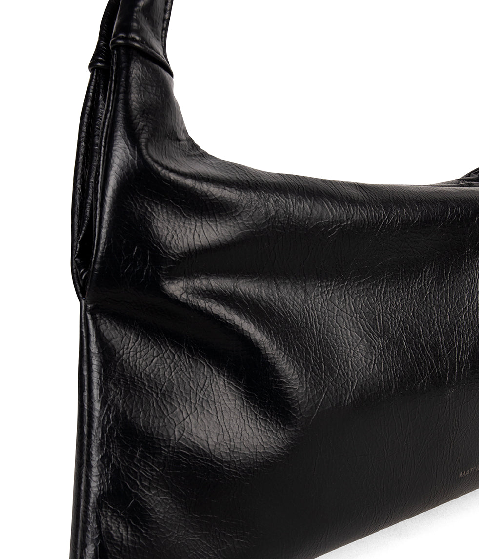 Matt & Nat Monique Theme Schultertasche Schwarz vegan