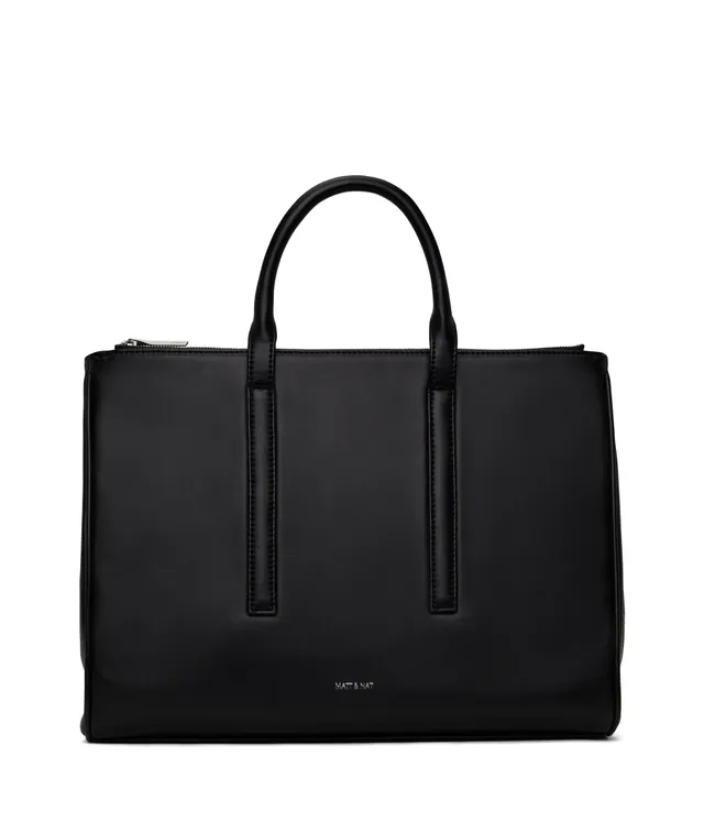 Matt & Nat Loom EVELIN Handtasche Schwarz Laptop 13 Zoll