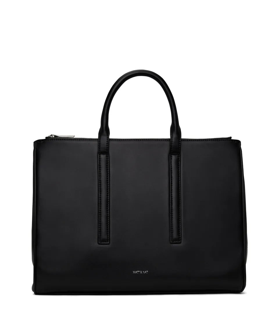 Matt & Nat Loom EVELIN Handtasche Schwarz Laptop 13 Zoll