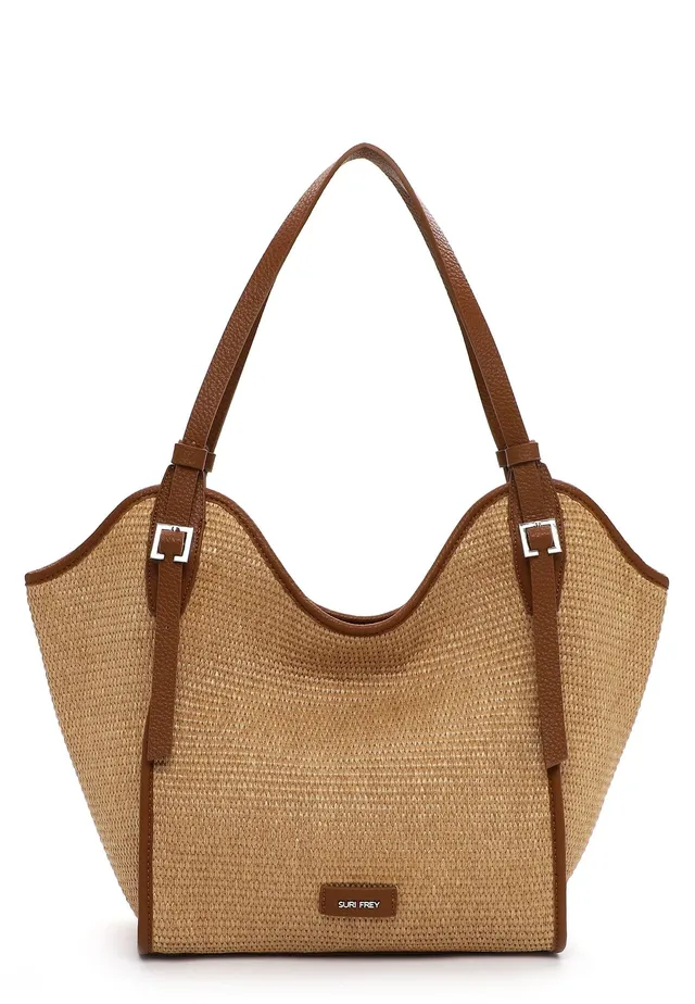 SURI FREY Cady Cityshopper Shopper Sand gewebt