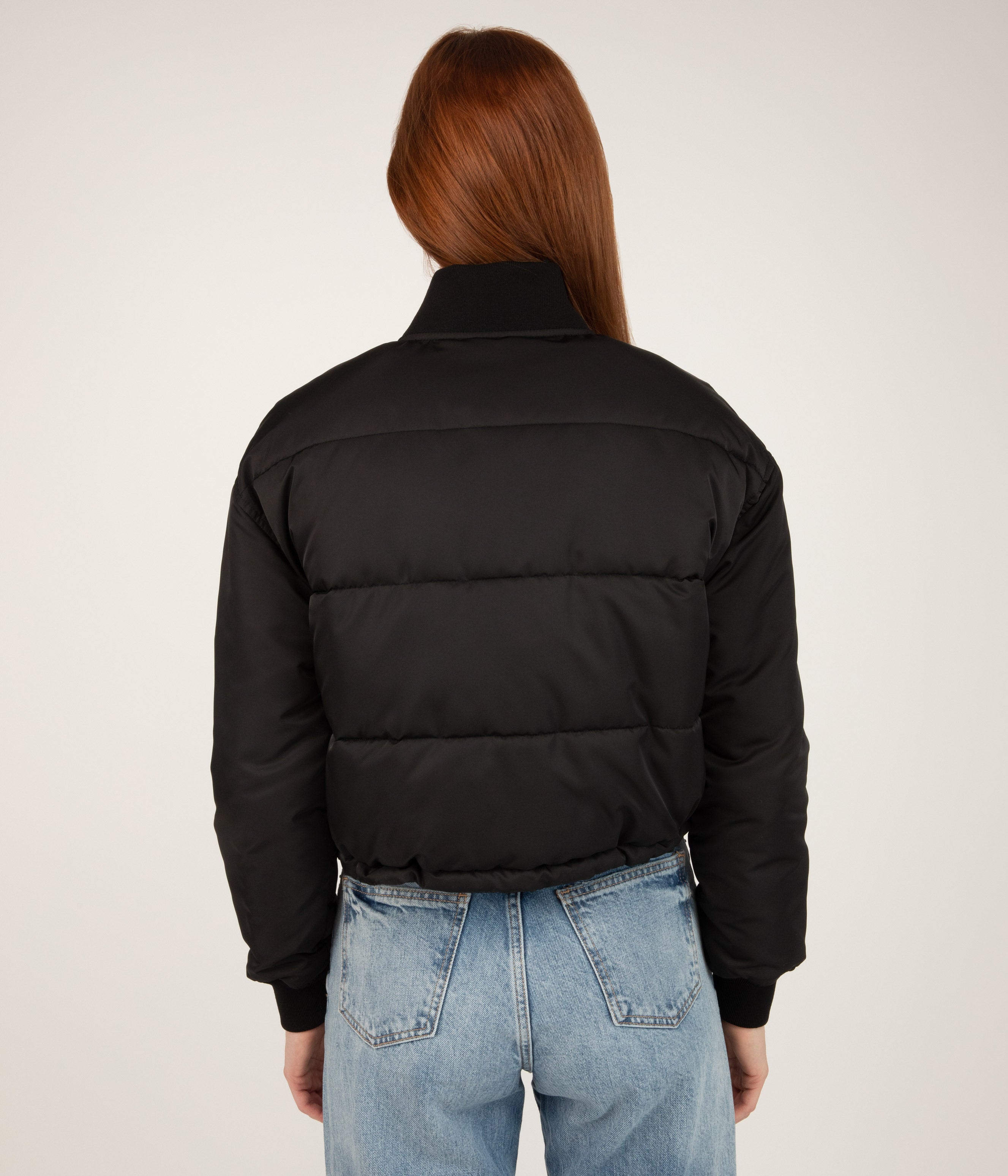 Matt & Nat Rosie Puffer Jacke Schwarz vegan