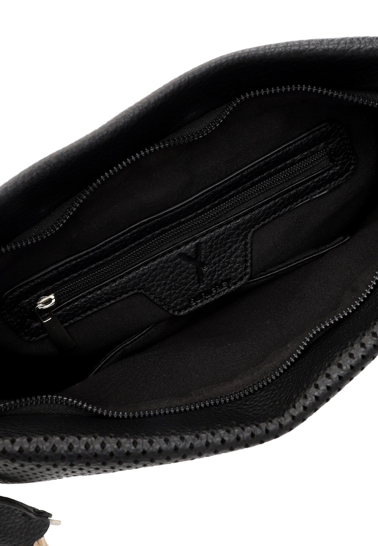 SURI FREY Cilly Bucket Bag L Schultertasche Schwarz gelocht