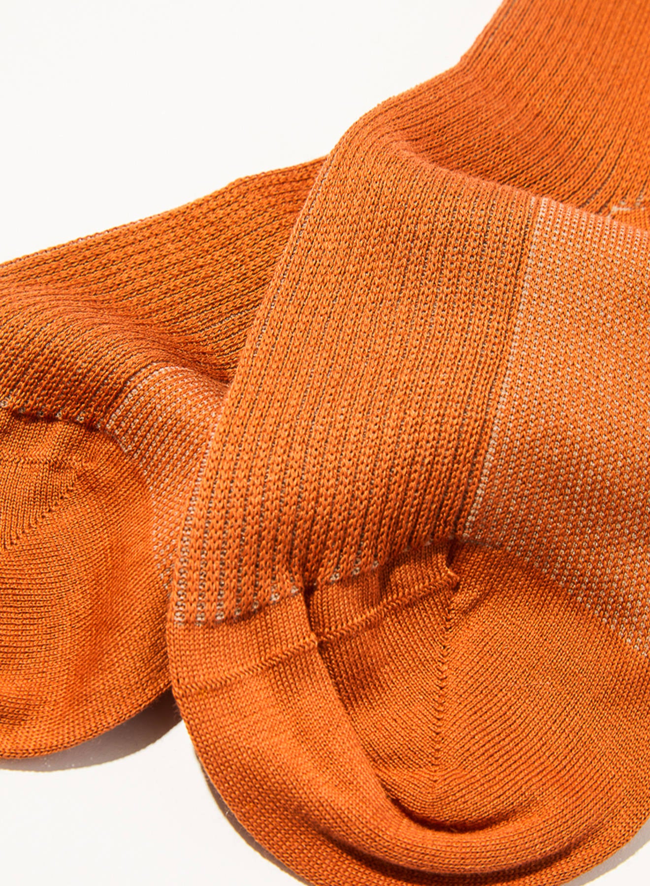 Maria la Rosa WQ490JQ0001 Socken Rust Vanisé-Rippe