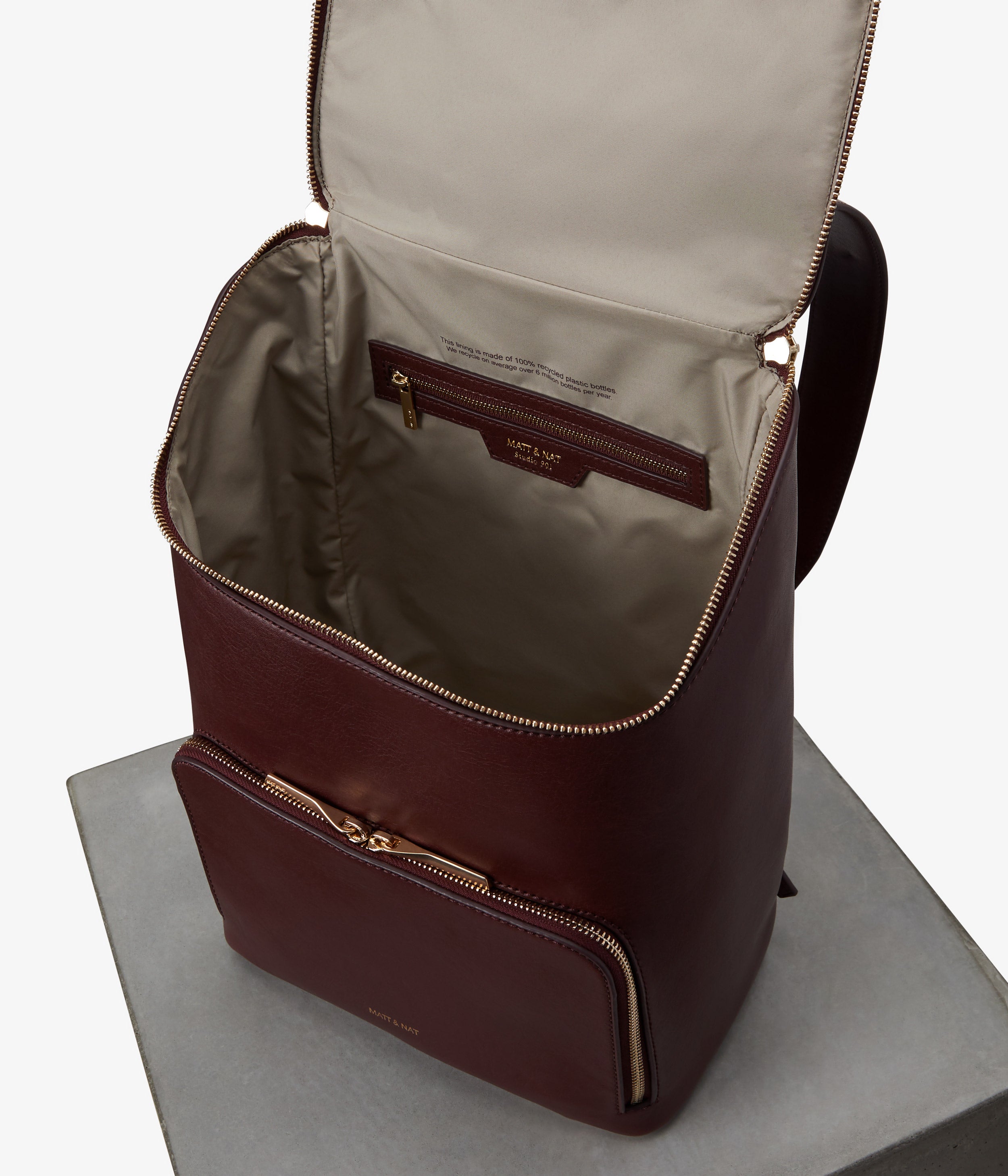 Matt & Nat Vintage Vida Rucksack Schwarz 13 Zoll