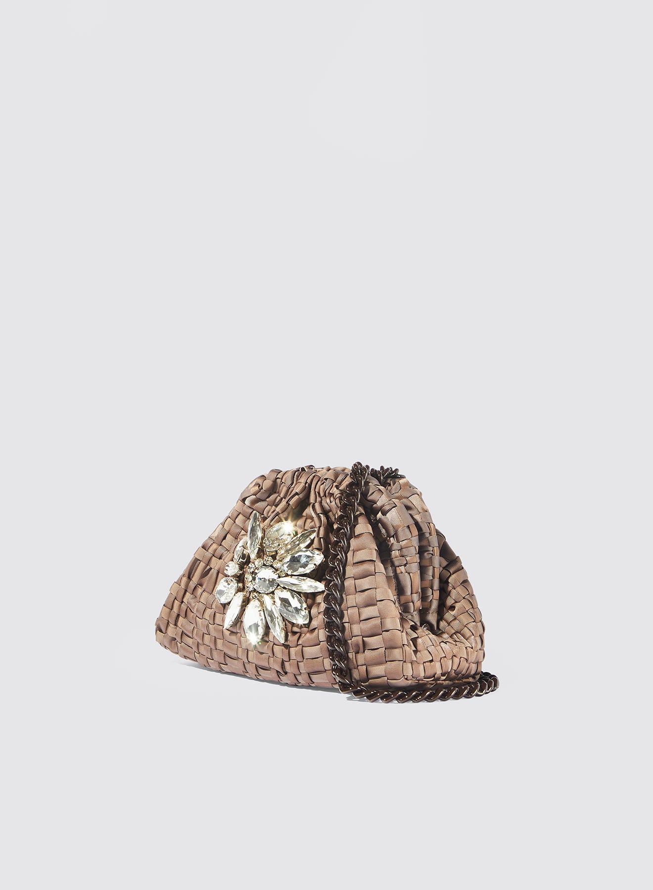 Maria la Rosa Lilia Mini Bag Fango