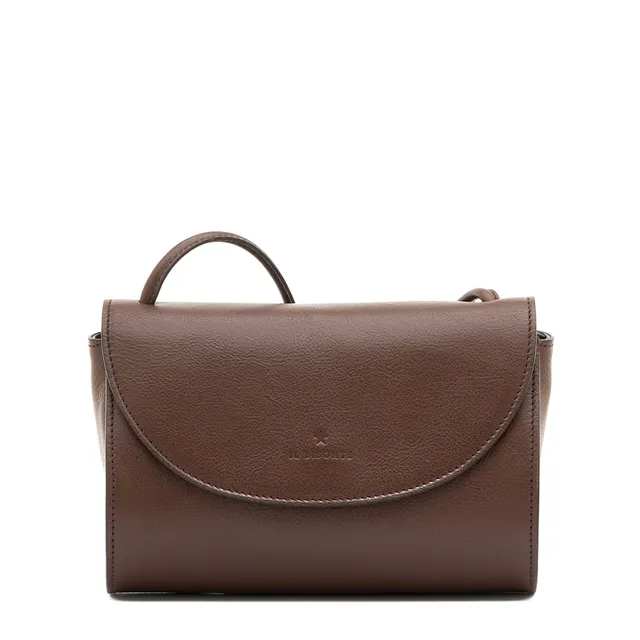 Il Bisonte 1978 Umhängetasche Leder Tabak