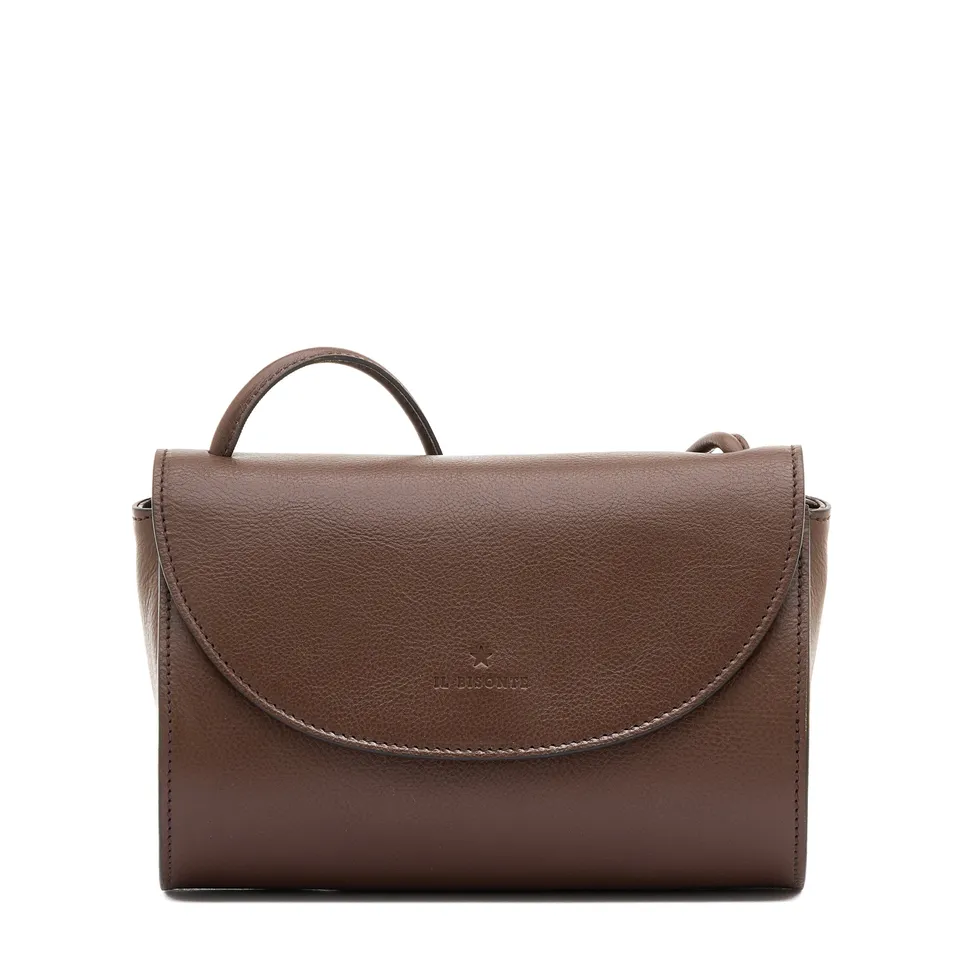 Il Bisonte 1978 Umhängetasche Leder Tabak