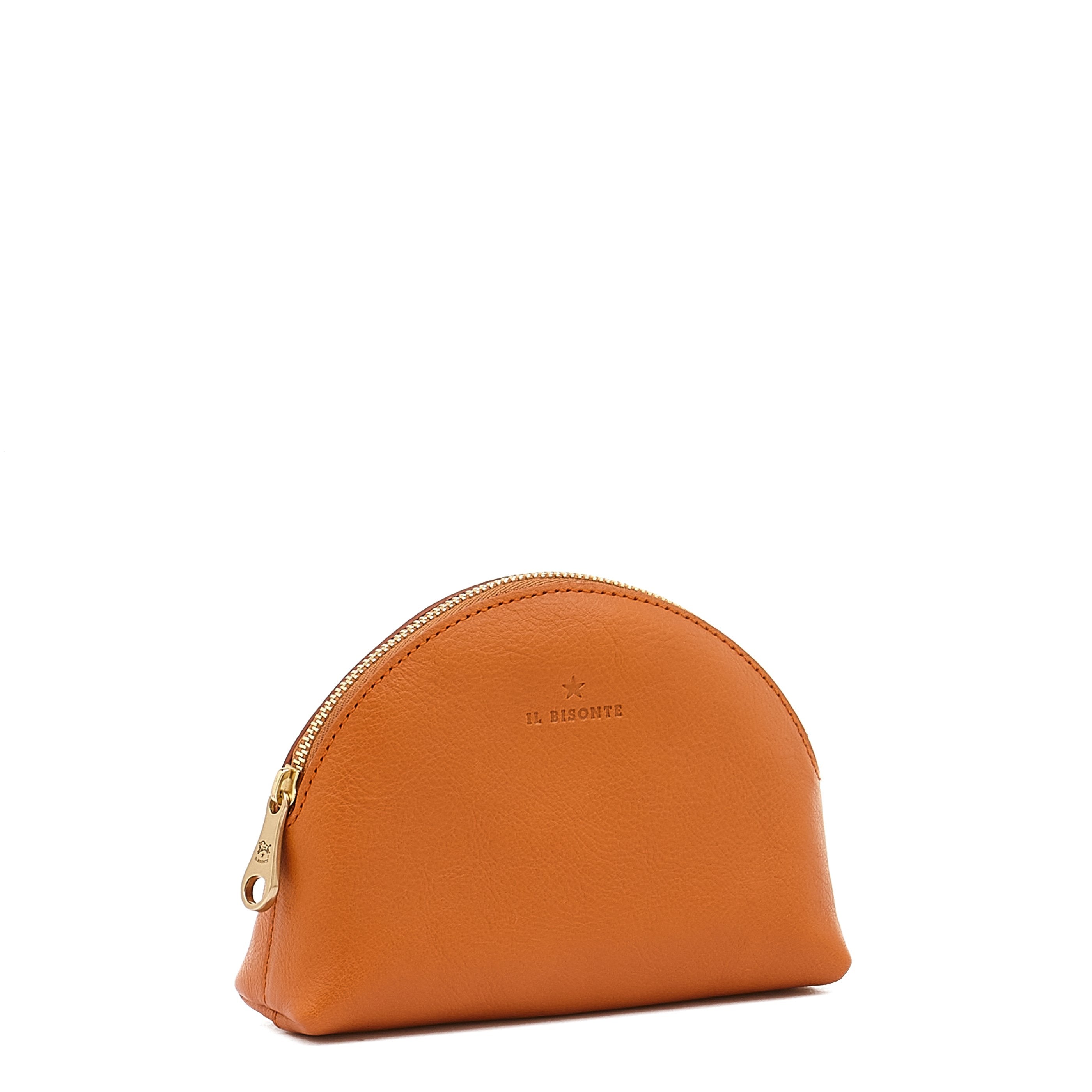 Il Bisonte Bigallo Pouch Clutch Karamell Vollleder