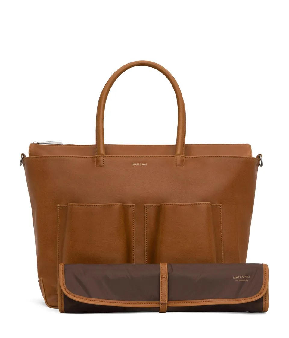 Matt & Nat RAYLANMED Vintage Wickeltasche schwarz