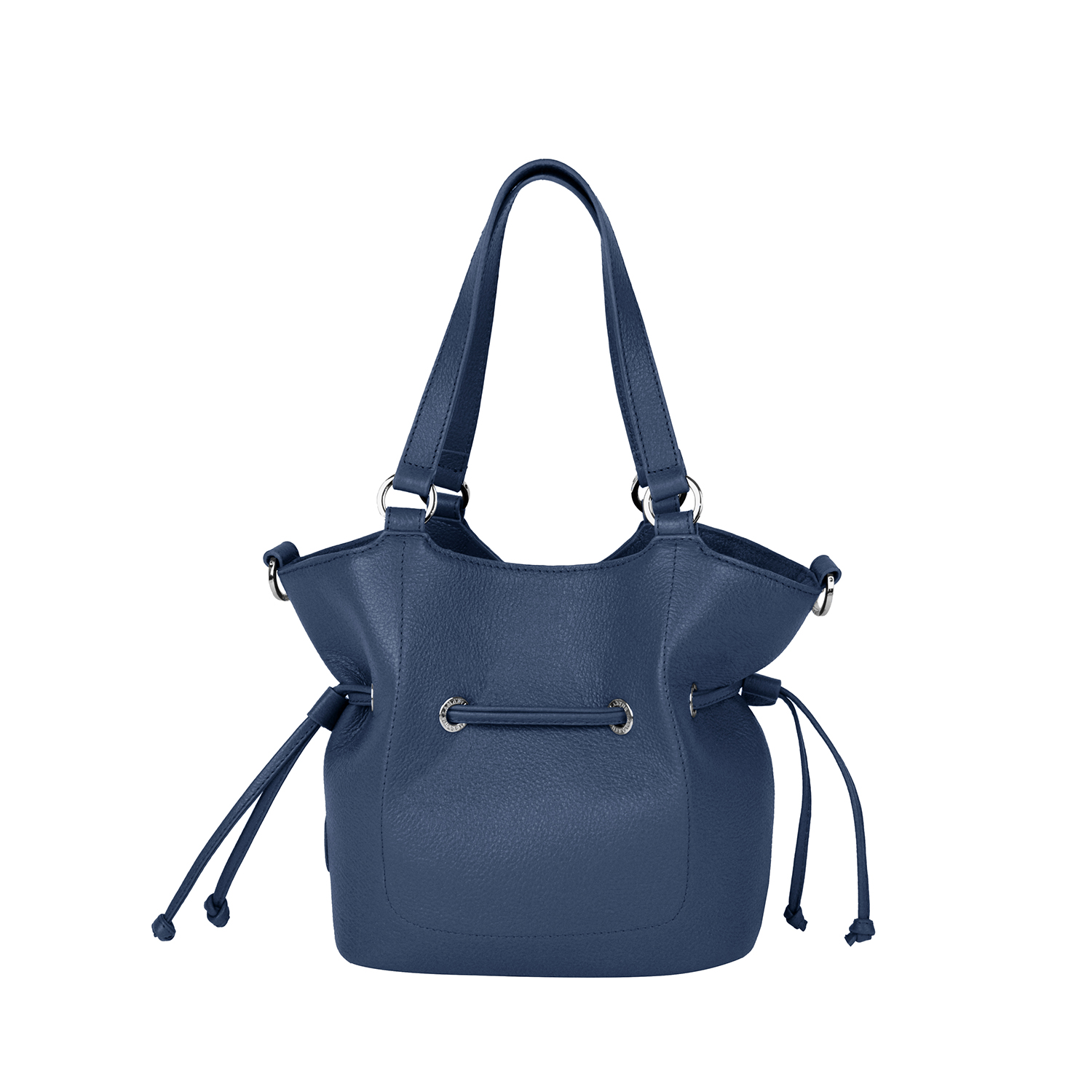 Lamarthe Paris Handtasche S Vollleder Dunkelblau
