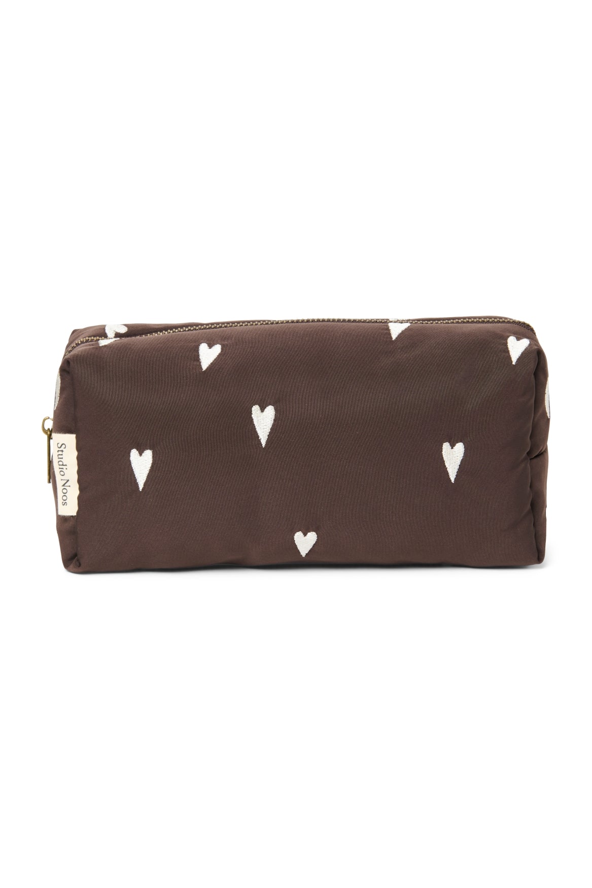Studio Noos Classic Gift Set Brown Hearts Mom Bag + Pouch
