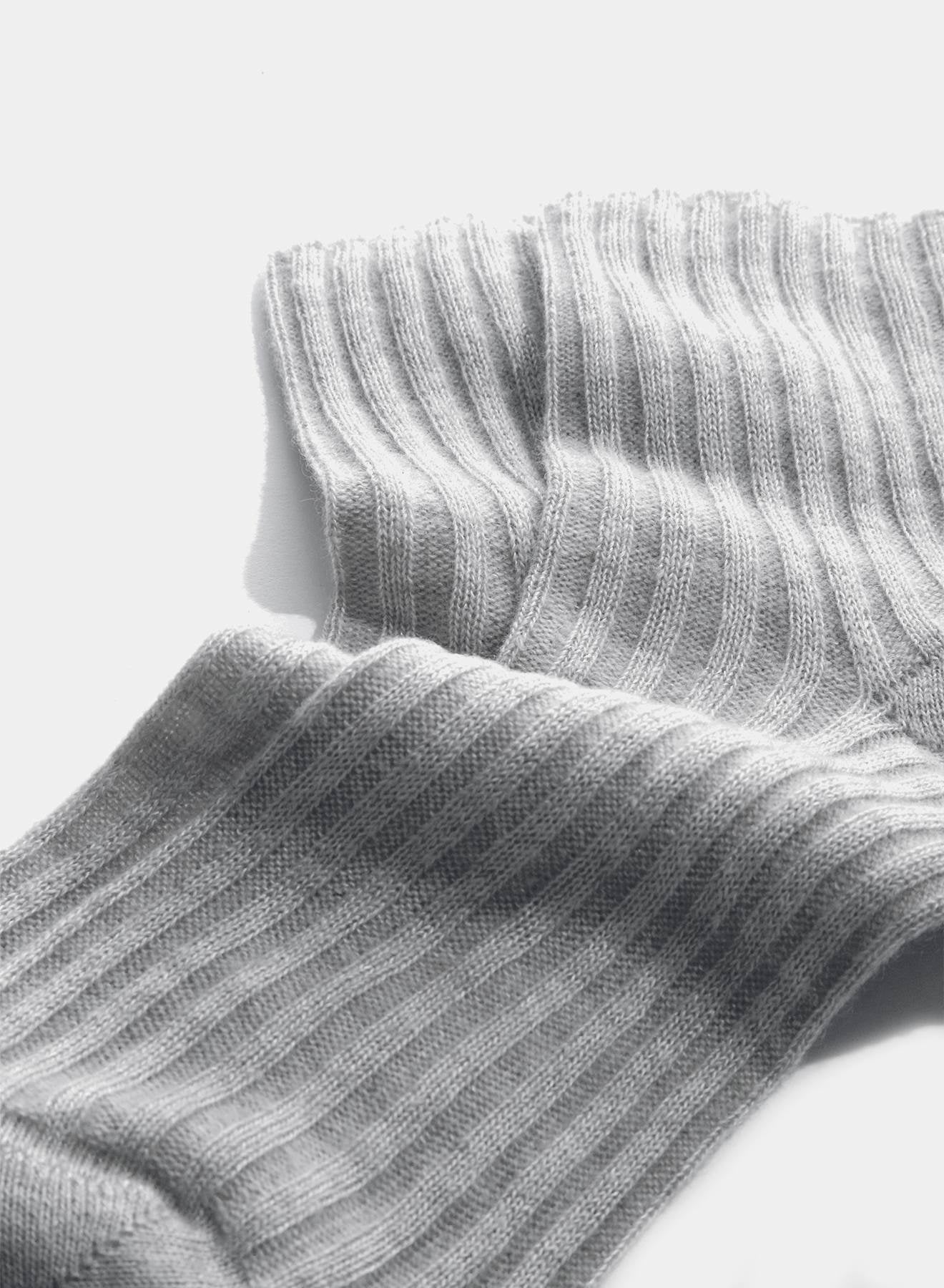 Maria la Rosa WS011UN0203 Socken Hellgrau Cashmere