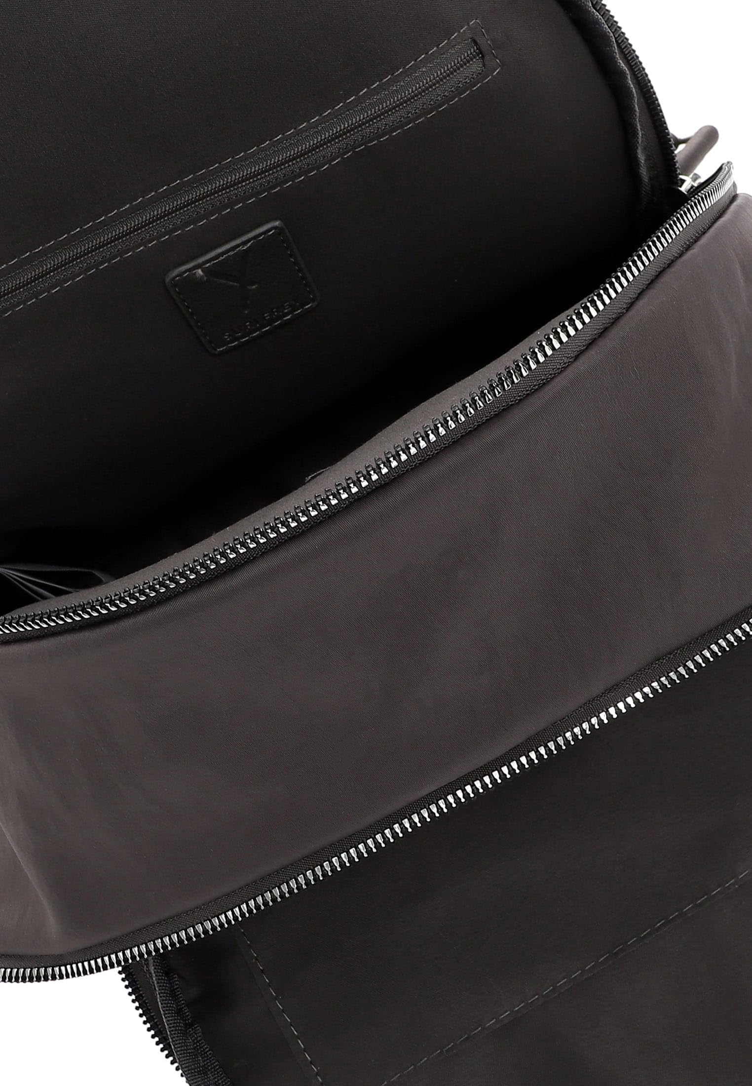 SURI FREY Pauly 16726 Rucksack Grau Nylon mit Reissverschluss