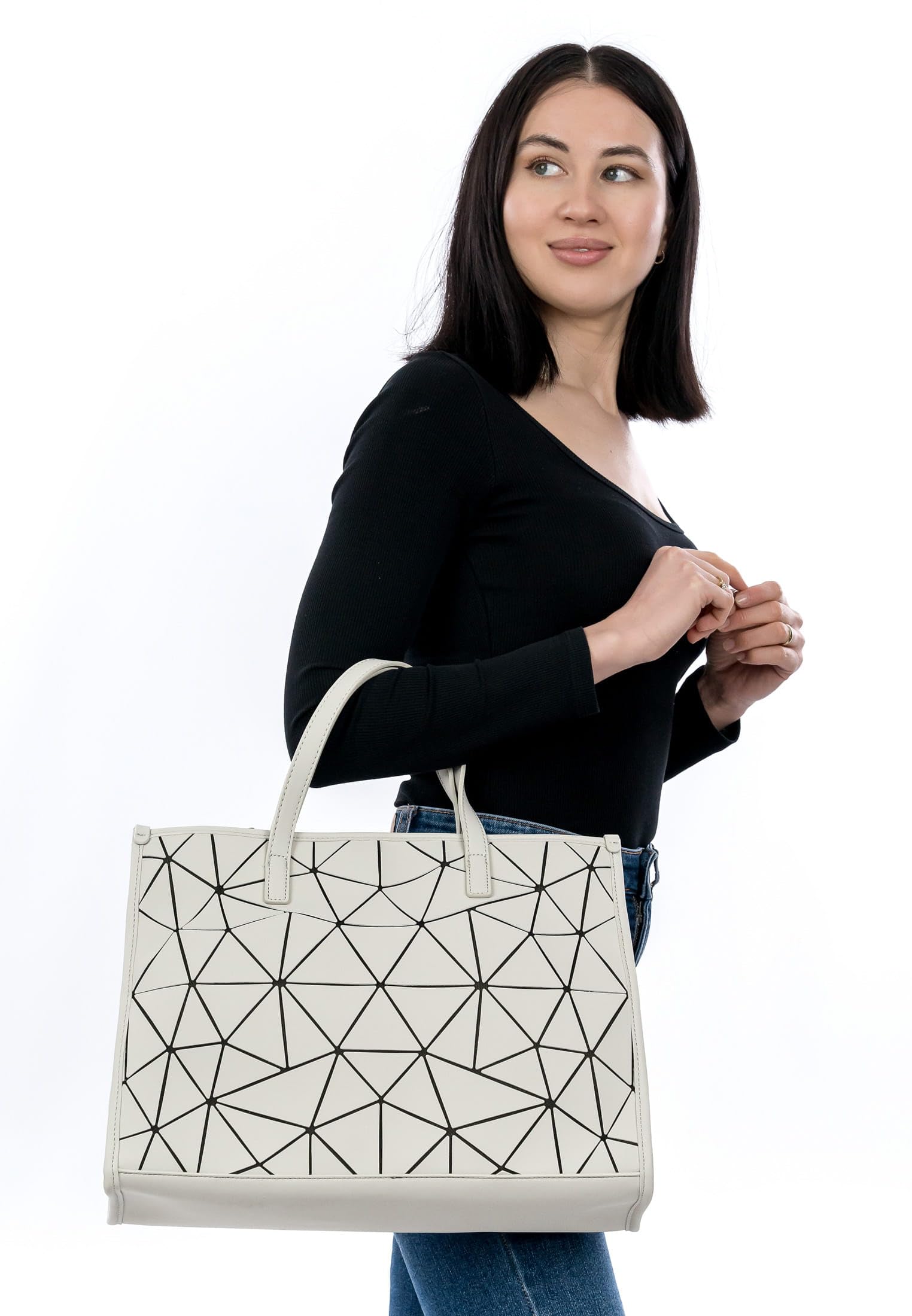 SURI FREY Jessy-Lu Cityshopper L Shopper Ecru