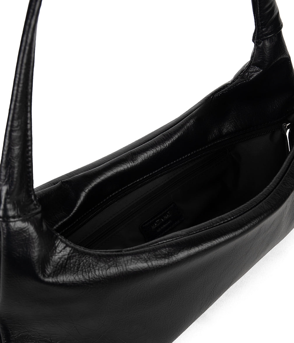 Matt & Nat Monique Theme Schultertasche Schwarz vegan