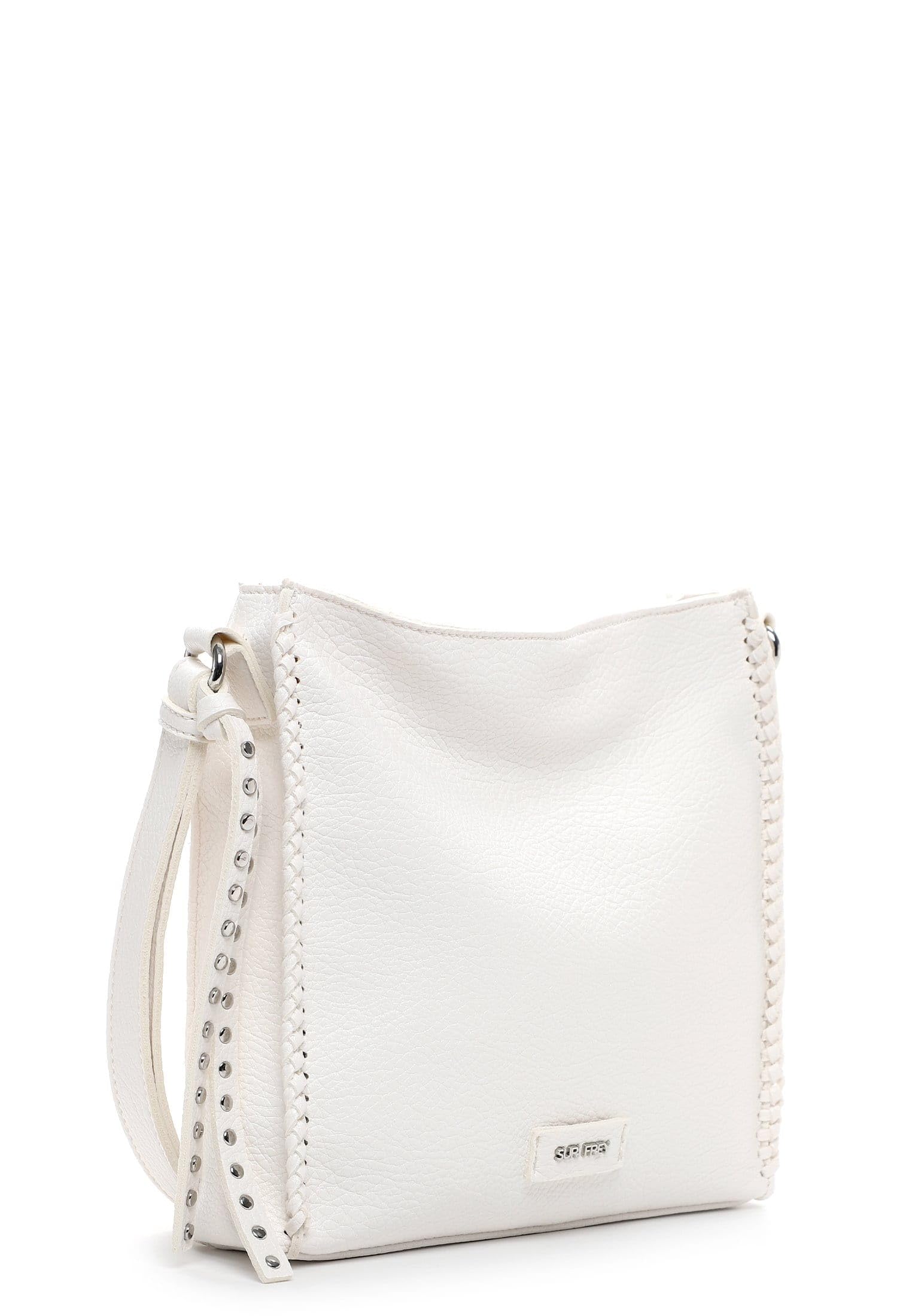SURI FREY Franzy Crossover Umhängetasche Weiß 24cm