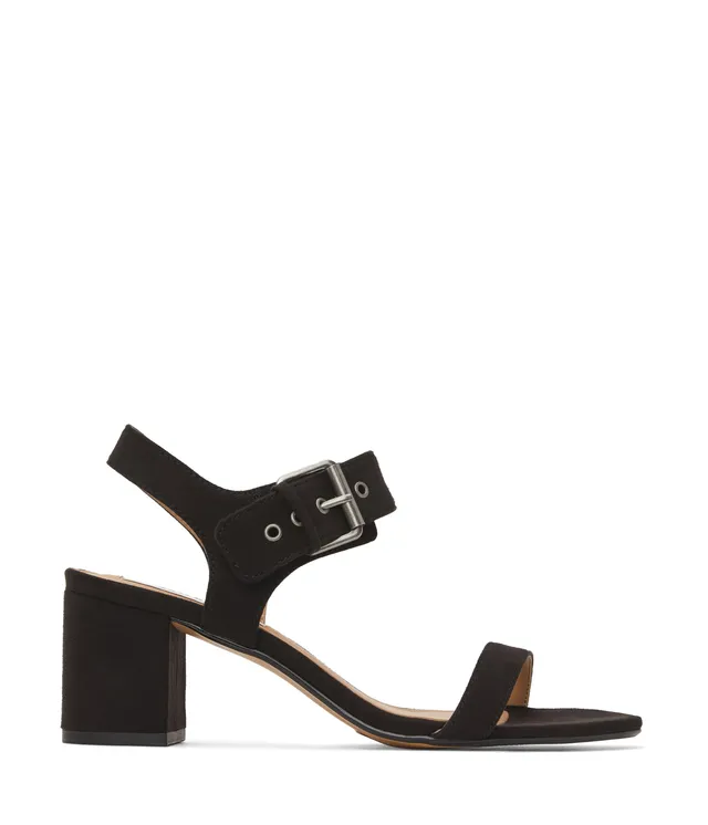 Matt & Nat Elysa Sandalen schwarz vegan Blockabsatz