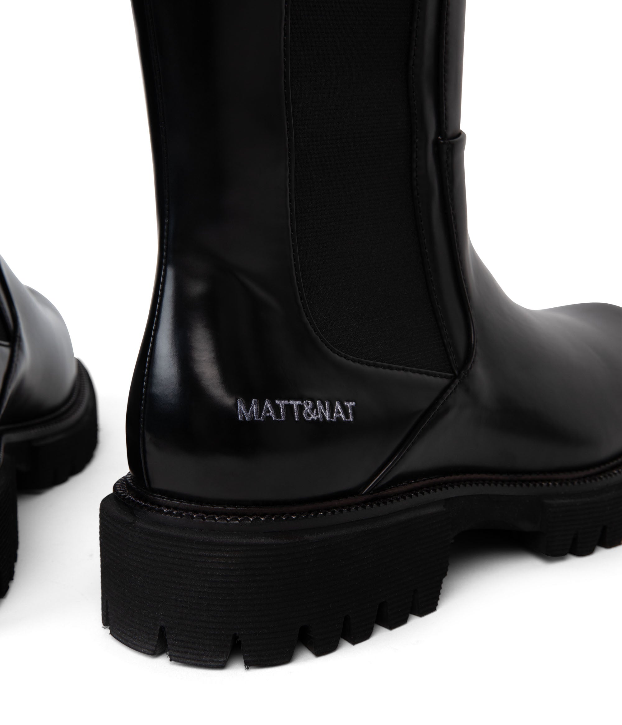 Matt & Nat Krause Chelsea Boots schwarz Lack