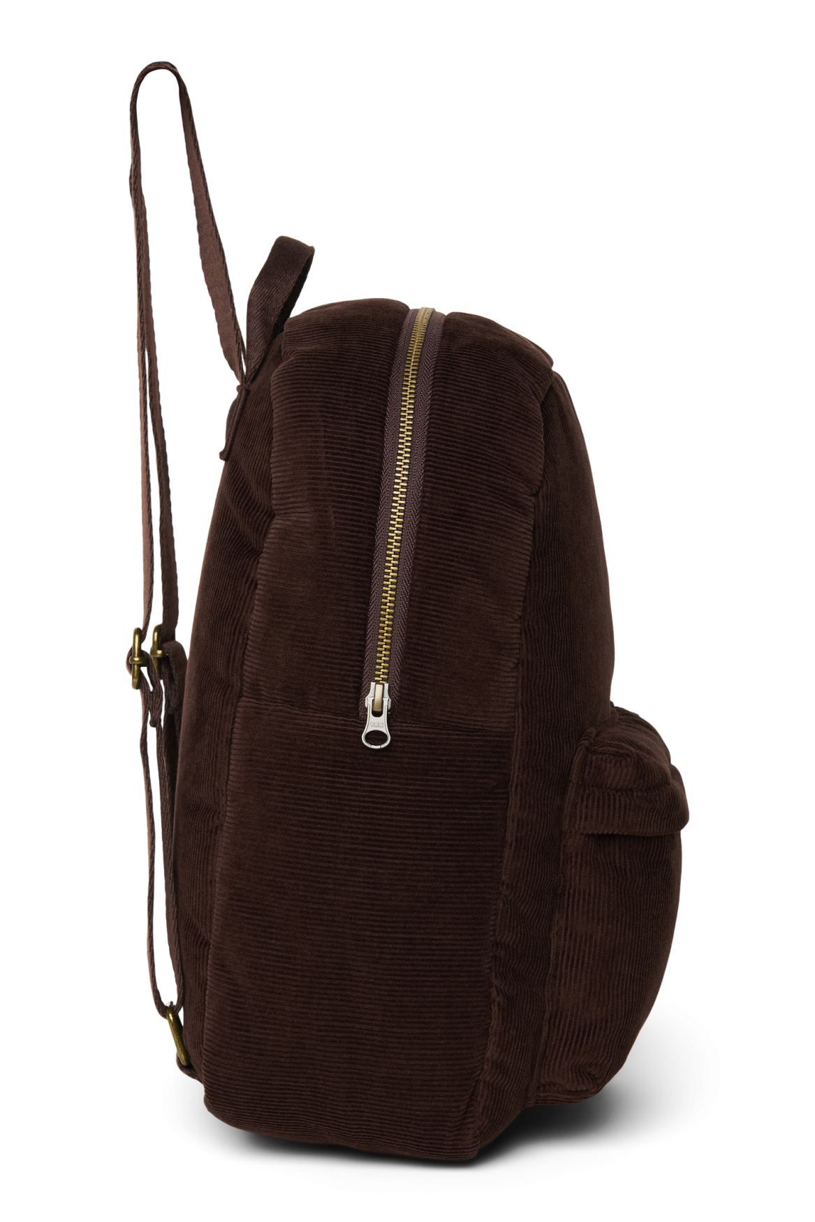 Studio Noos Rib Puffy Midi Rucksack Dunkelbraun Kinder