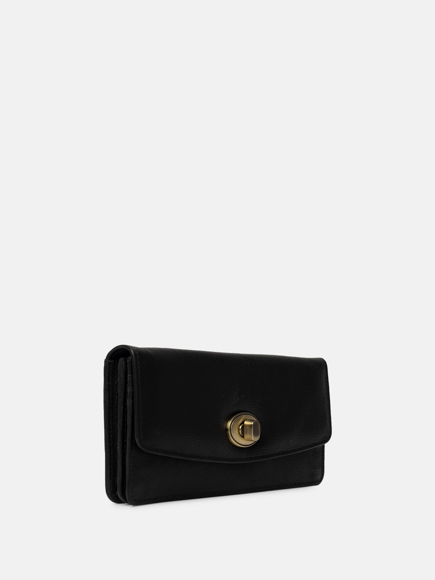 RE:DESIGNED Moa Wallet Big Geldbörse Schwarz Leder