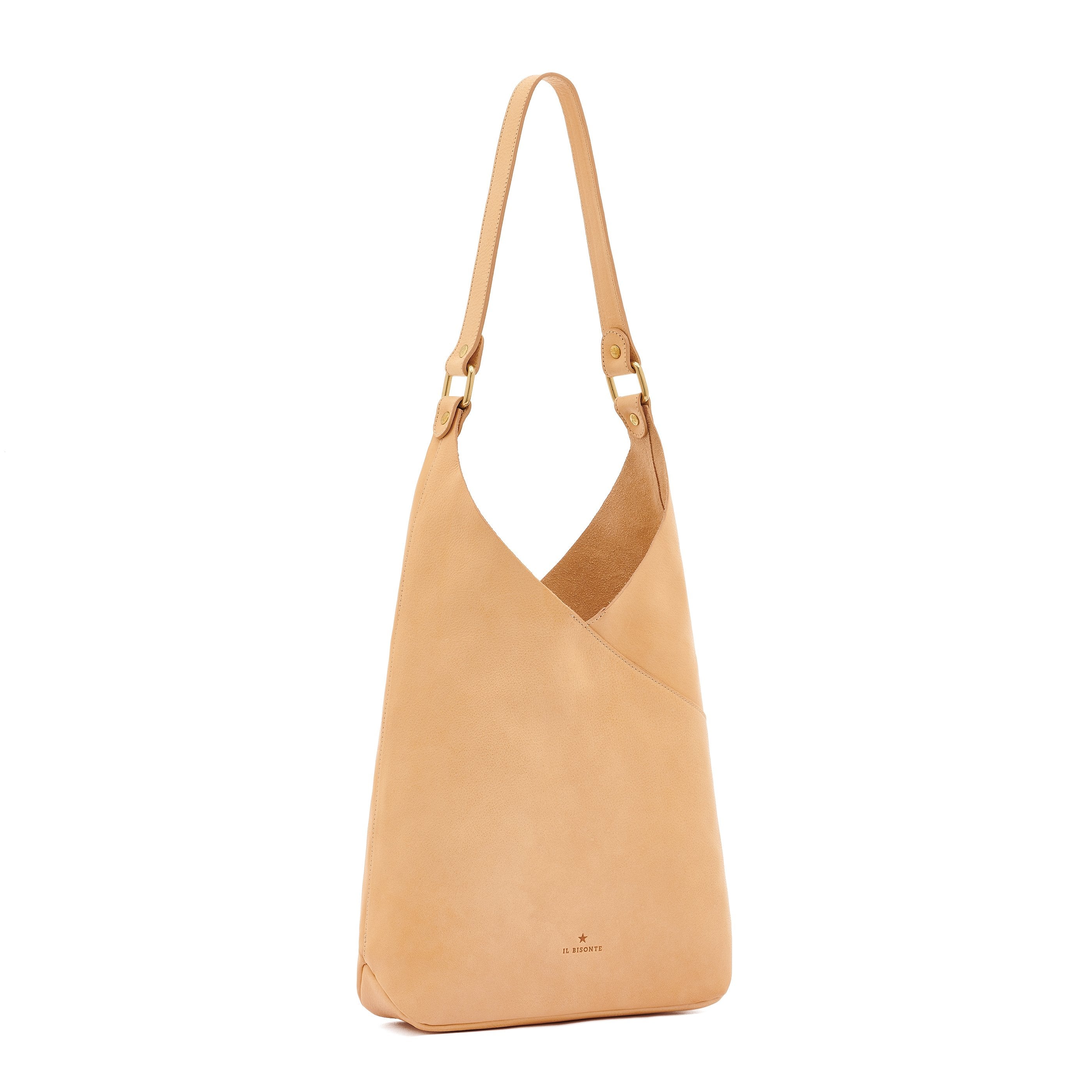 Il Bisonte Malibu Schultertasche Natur Vollleder