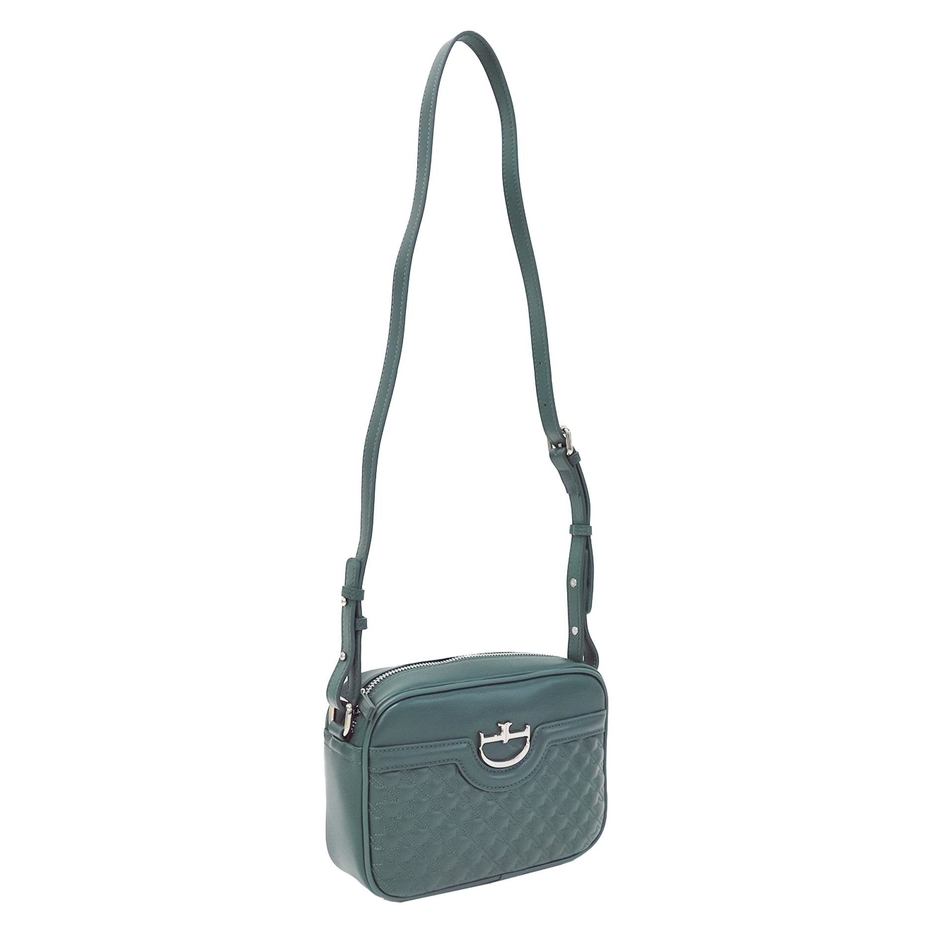 Lamarthe Séduction Crossbody Grün Spaltleder