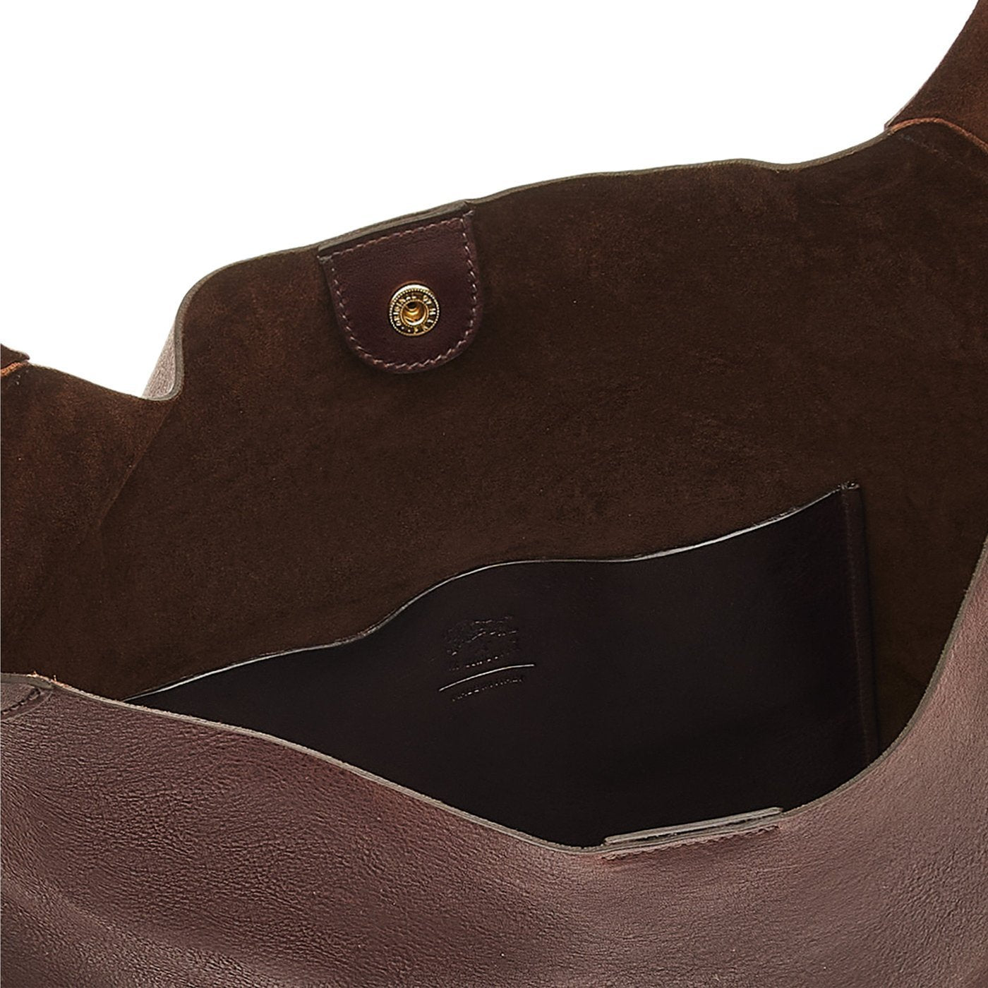 Il Bisonte Le Laudi Schultertasche Kaffee Vollleder