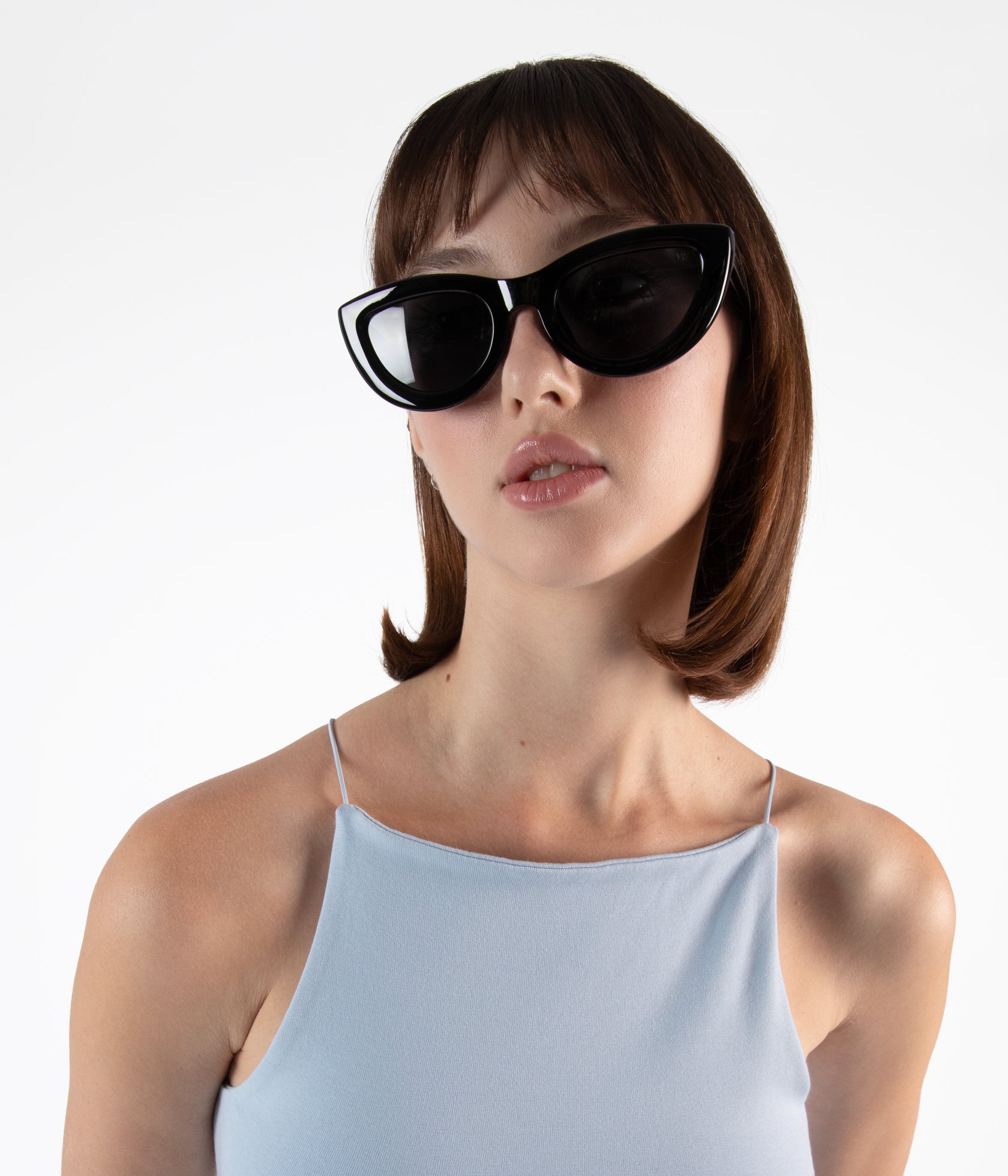 Matt & Nat Bella Cat-Eye Sonnenbrille Schwarz polarisiert