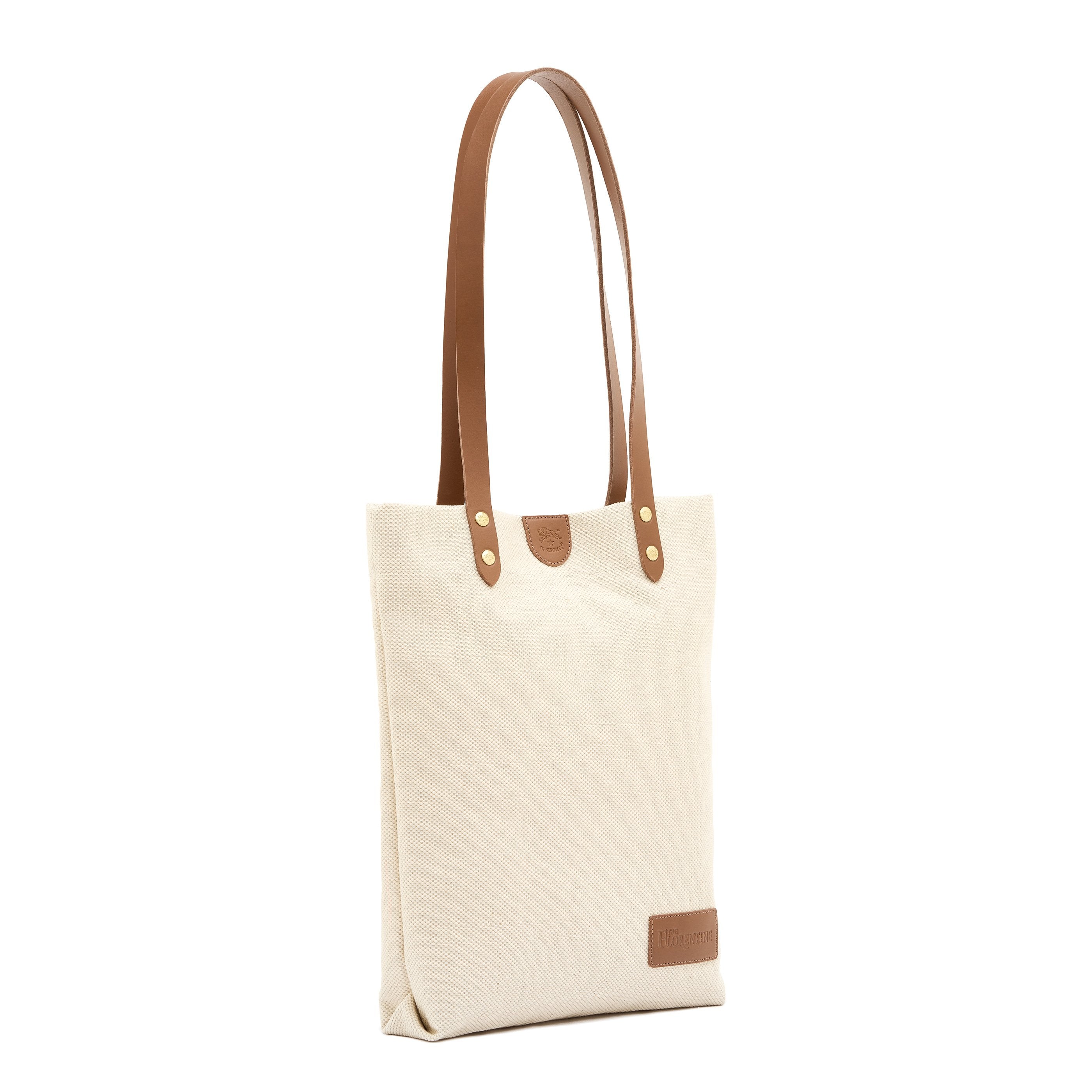 Il Bisonte The Florentine Shopper natur-schoko Canvas