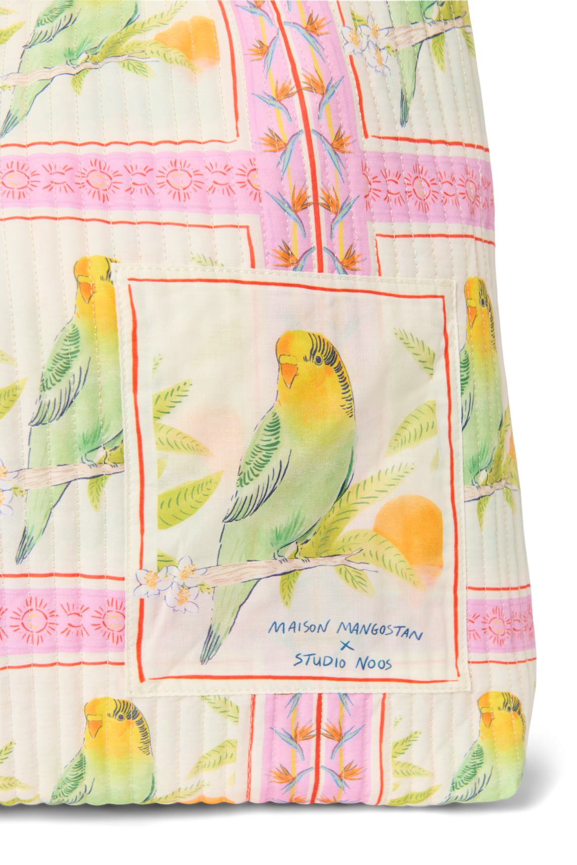Studio Noos Mom Bag Wickeltasche Birds Rosa