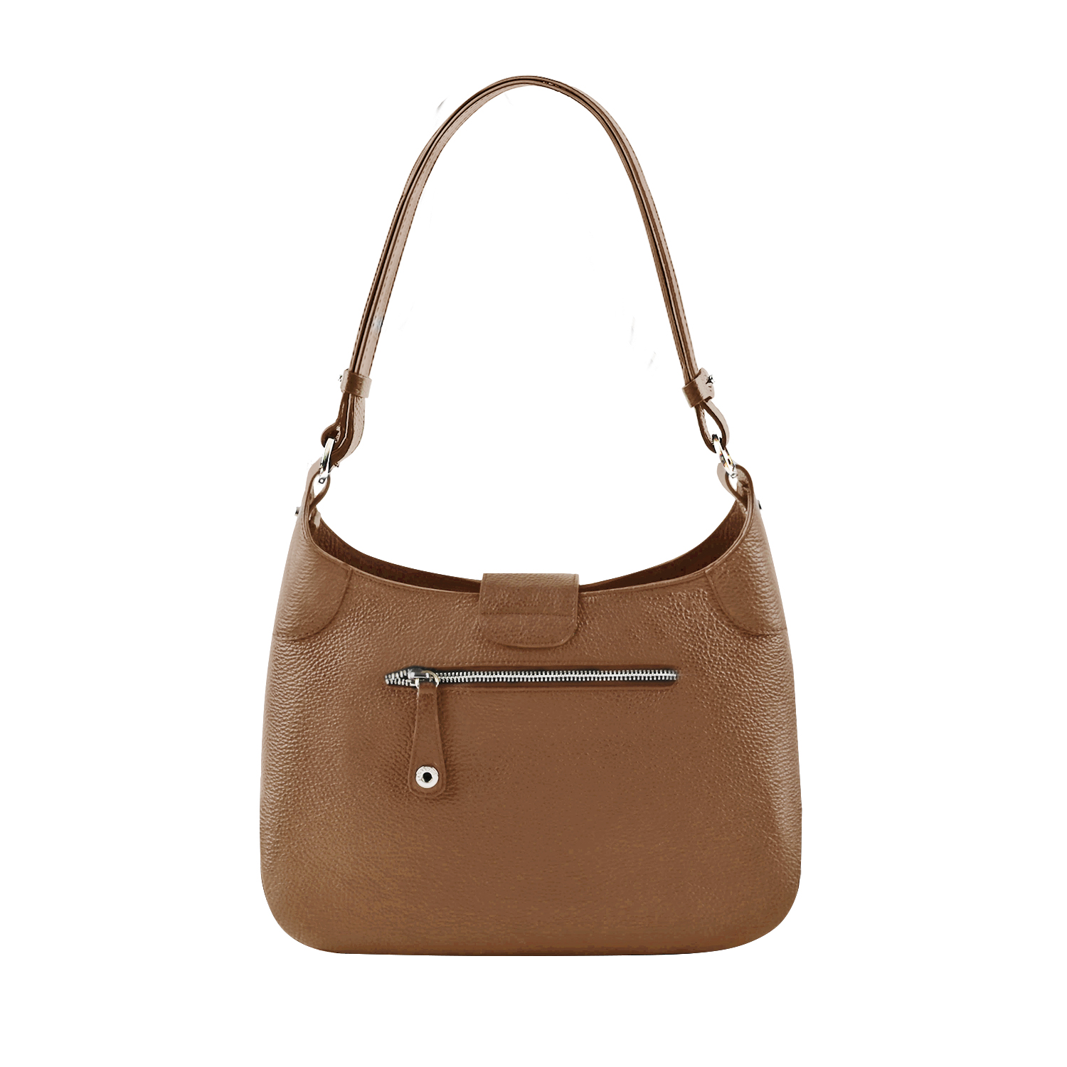 Lamarthe Paris Umhängetasche Cognac Vollleder