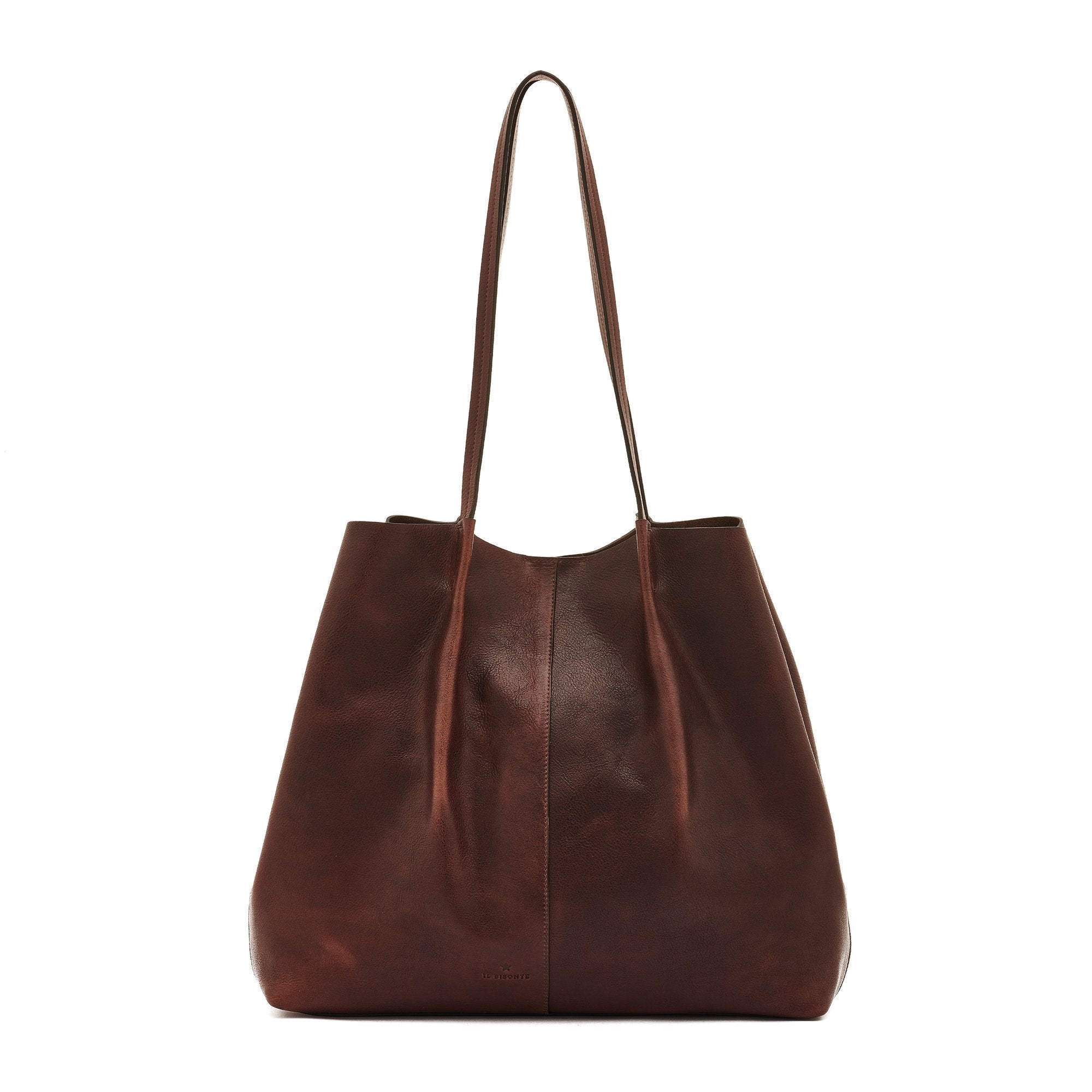 Il Bisonte Nina Shopper Caffè Veloursfutter