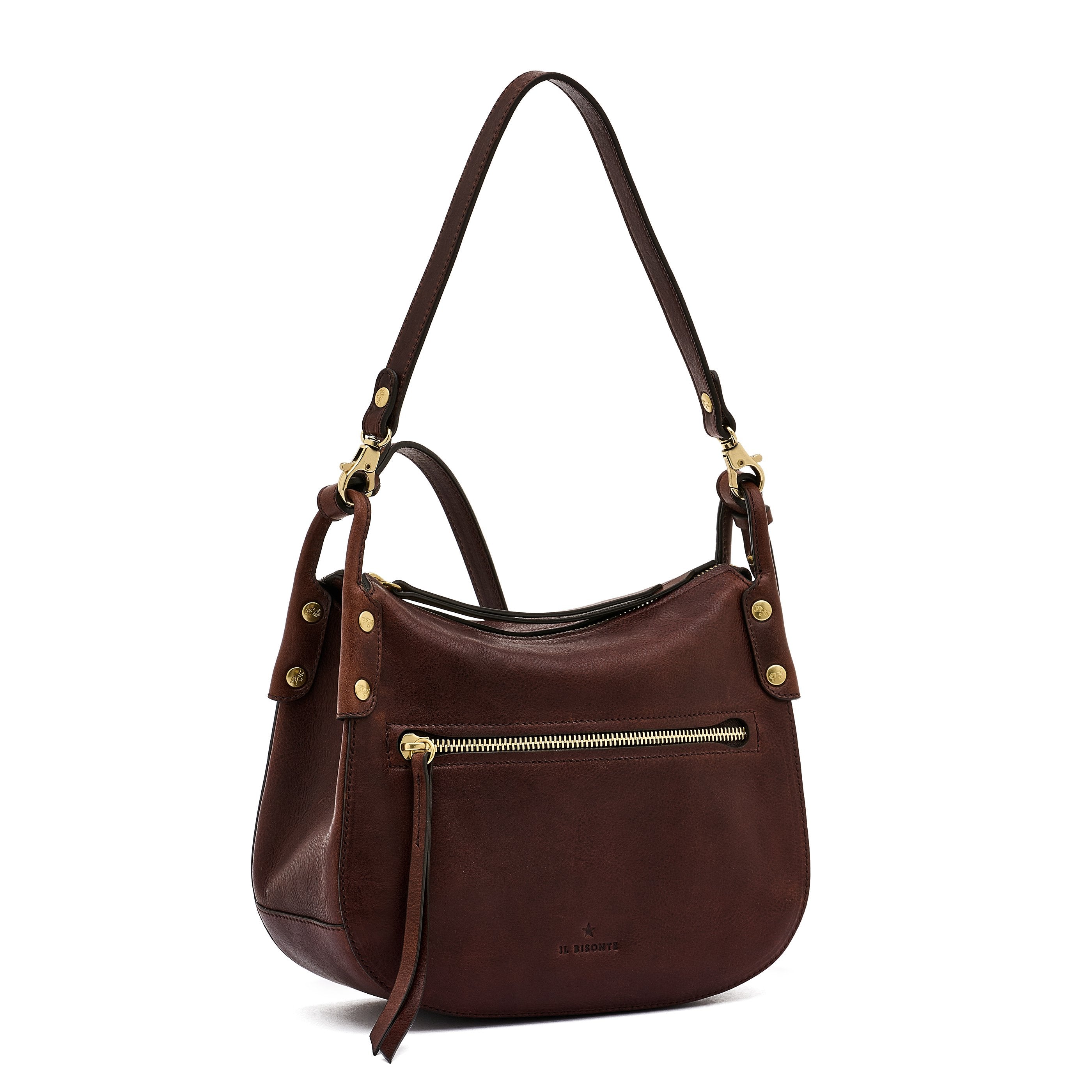 Il Bisonte Essenza Umhängetasche Damen Vintage-Leder