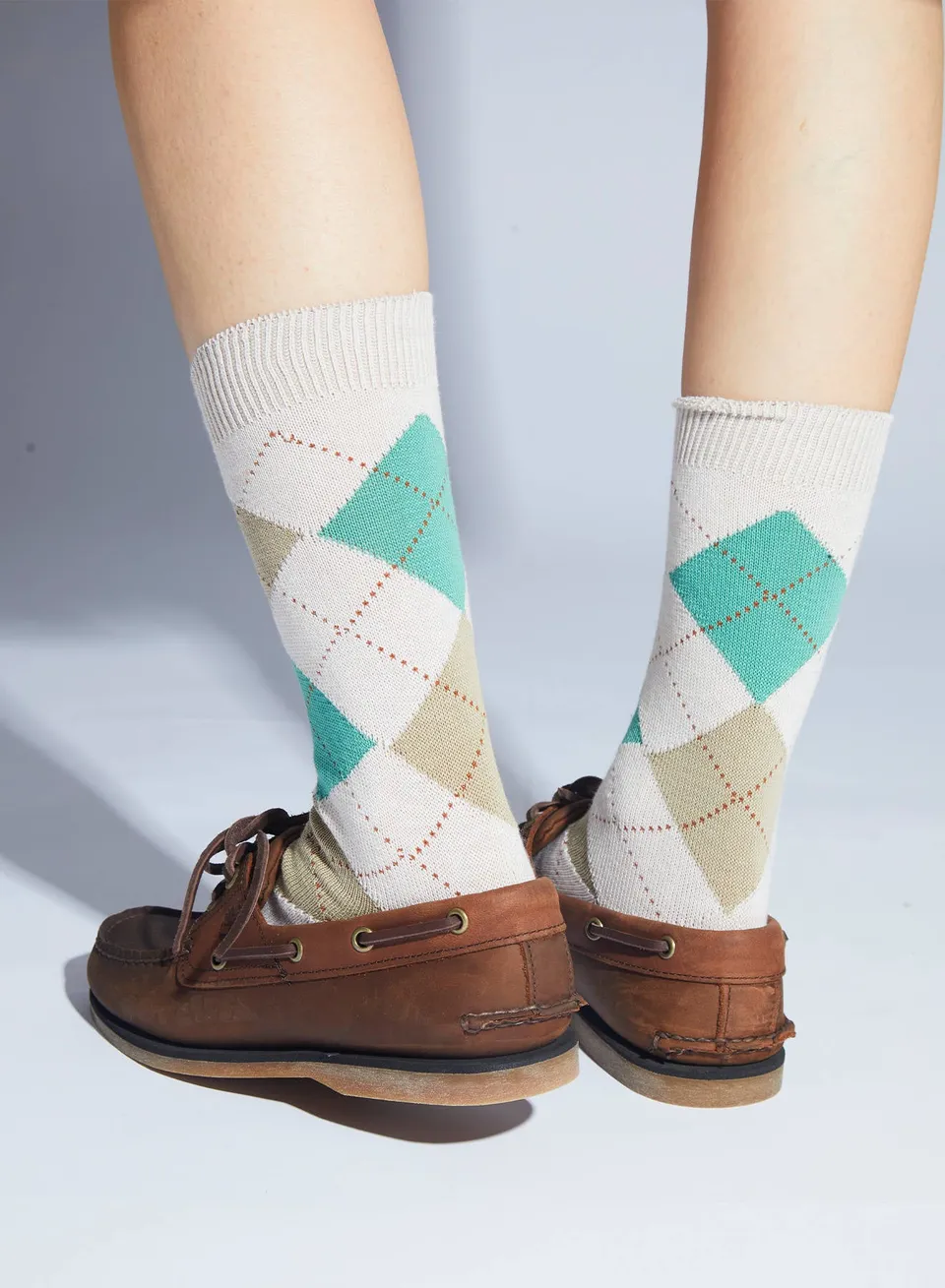 Maria la Rosa WD014IN0014 Socken Tiffany Rauten