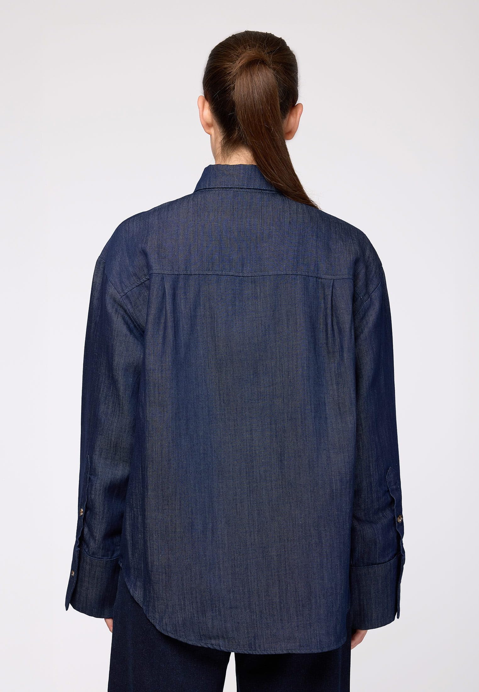 SURI FREY SFY Freyday SW10061 Leinenhemd XS Jeansoptik