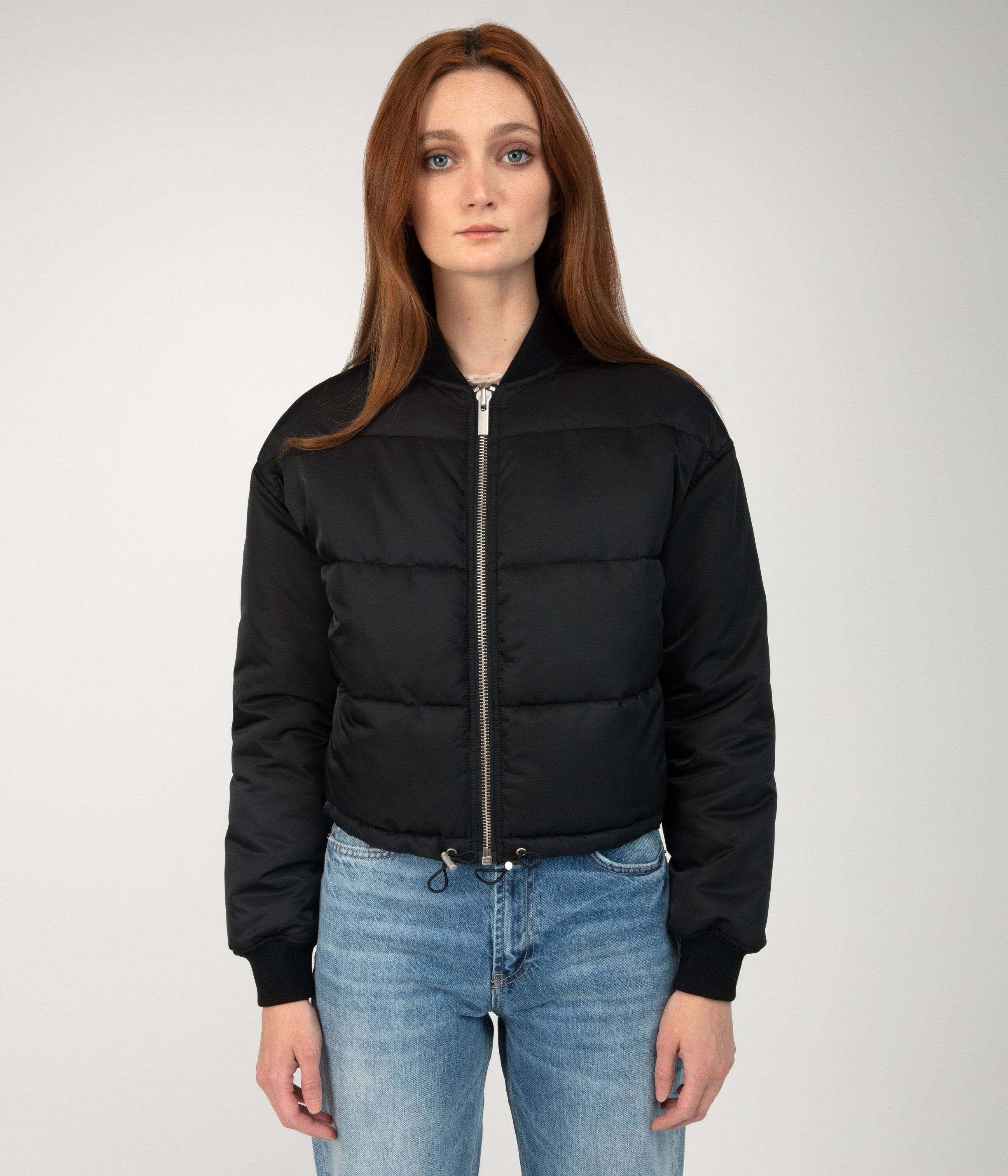 Matt & Nat Rosie Puffer Jacke Schwarz vegan