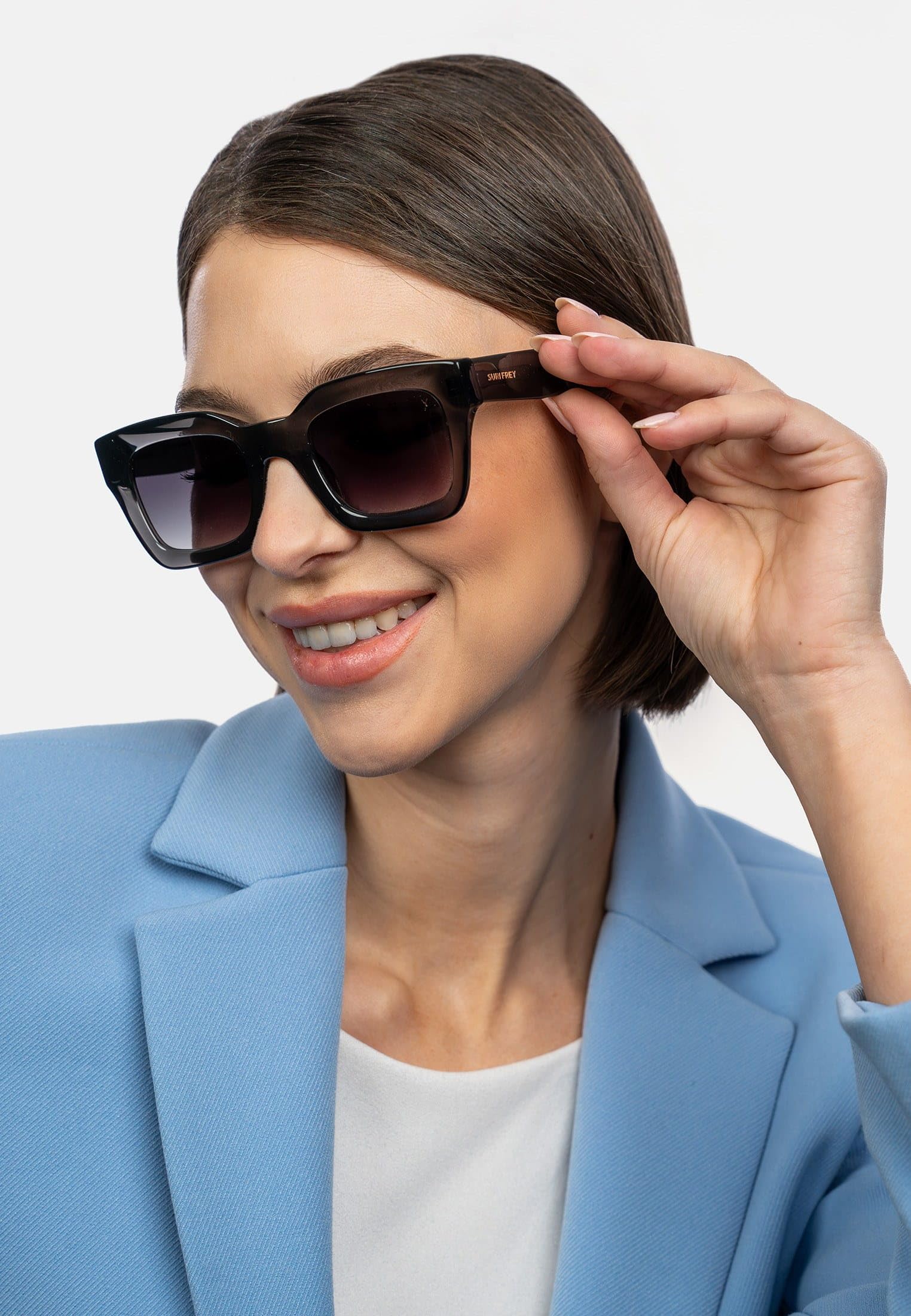 SURI FREY SFY Anny SFW20004 Sonnenbrille Grau Eckig